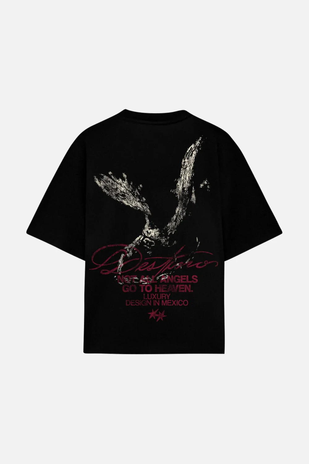 Not All Angels Tee Black