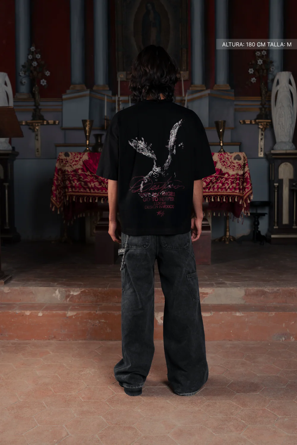 Not All Angels Tee Black - Image 5