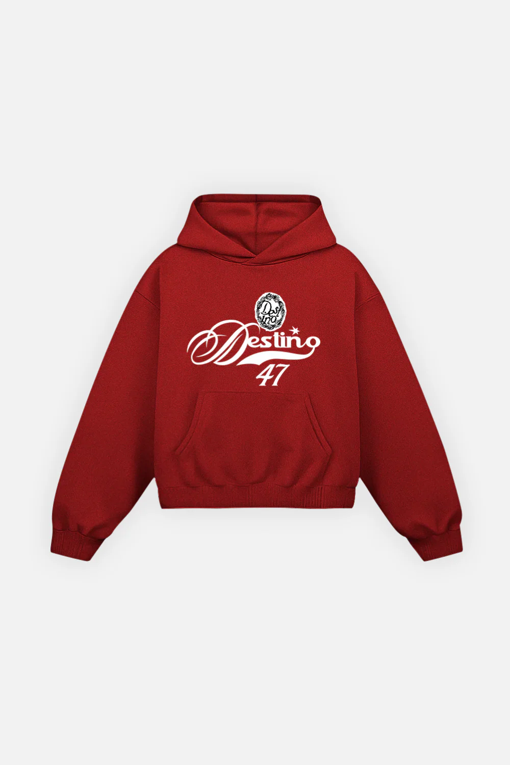 47 Hoodie Cherry Red