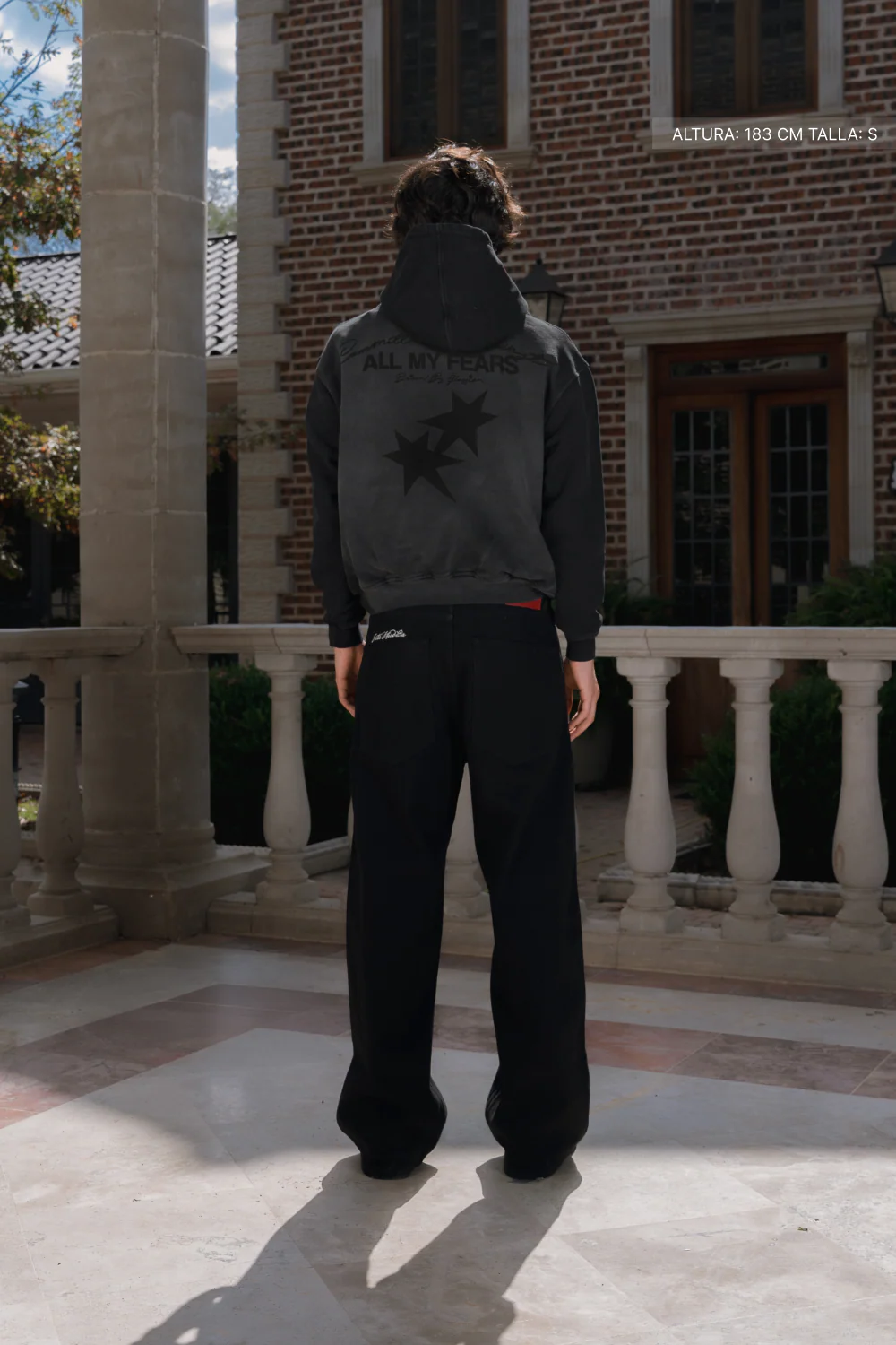 All My Fears Hoodie Faded Black - Image 5