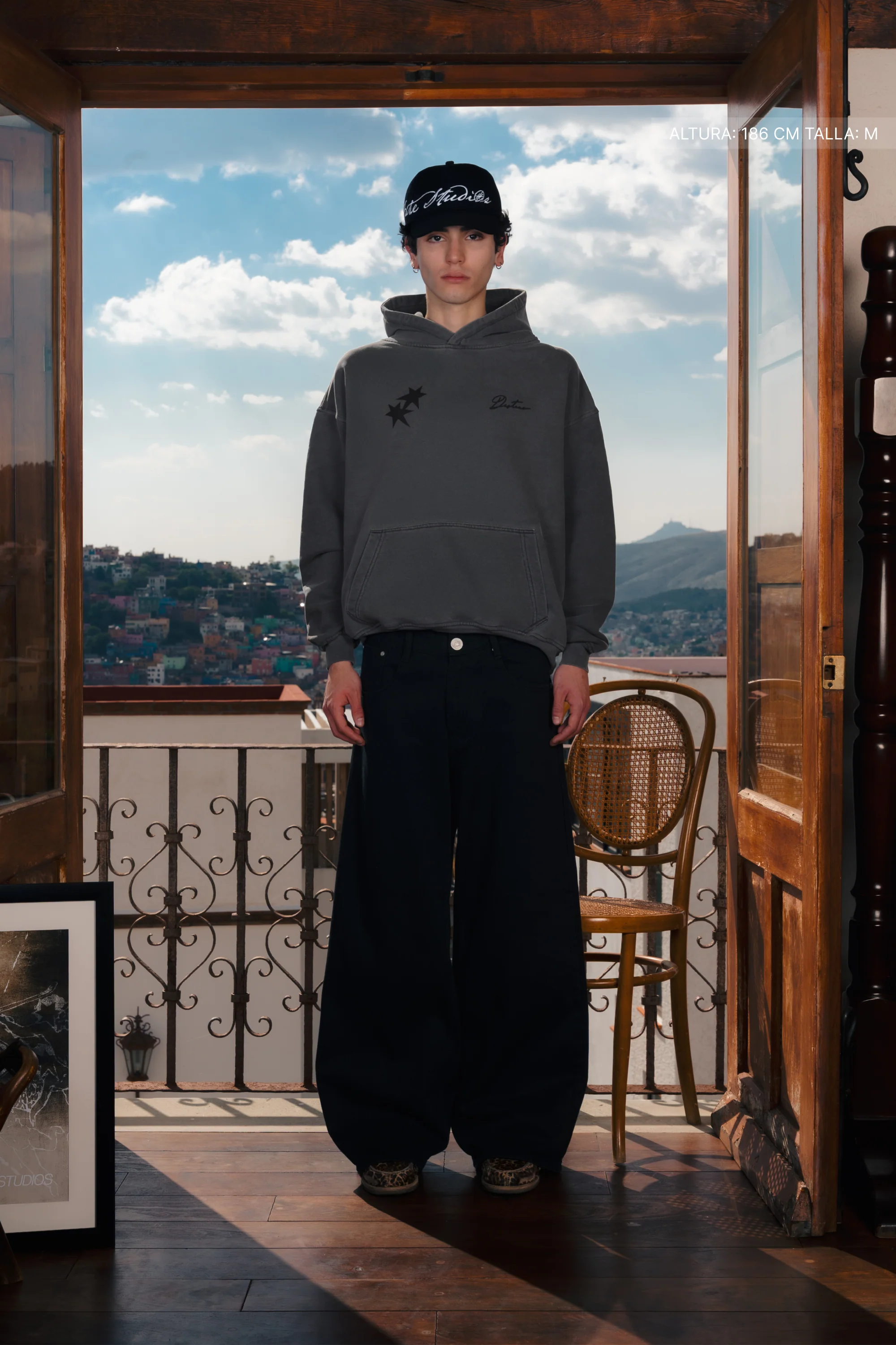 All My Fears Hoodie Washed Grey - Image 5