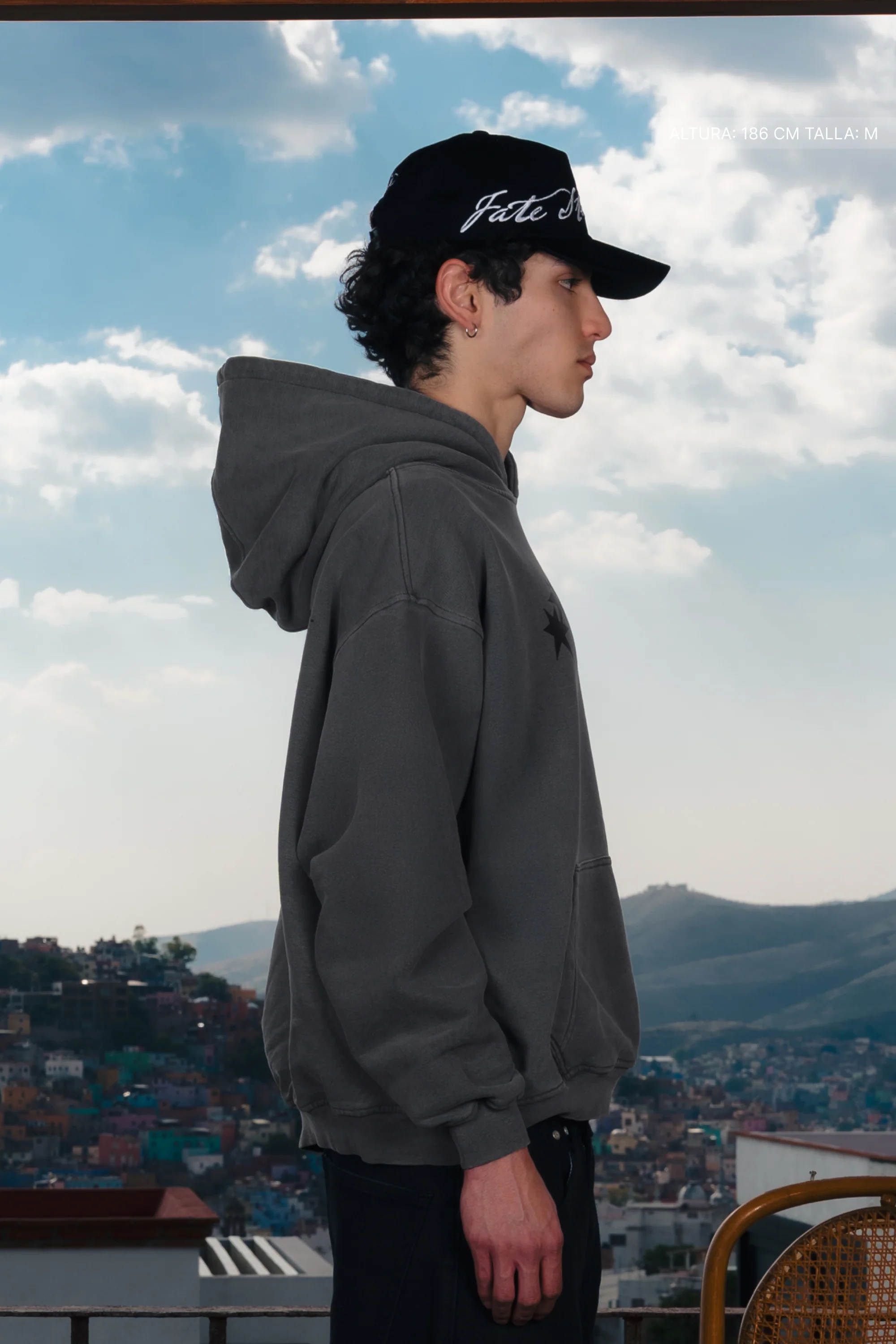 All My Fears Hoodie Washed Grey - Image 8
