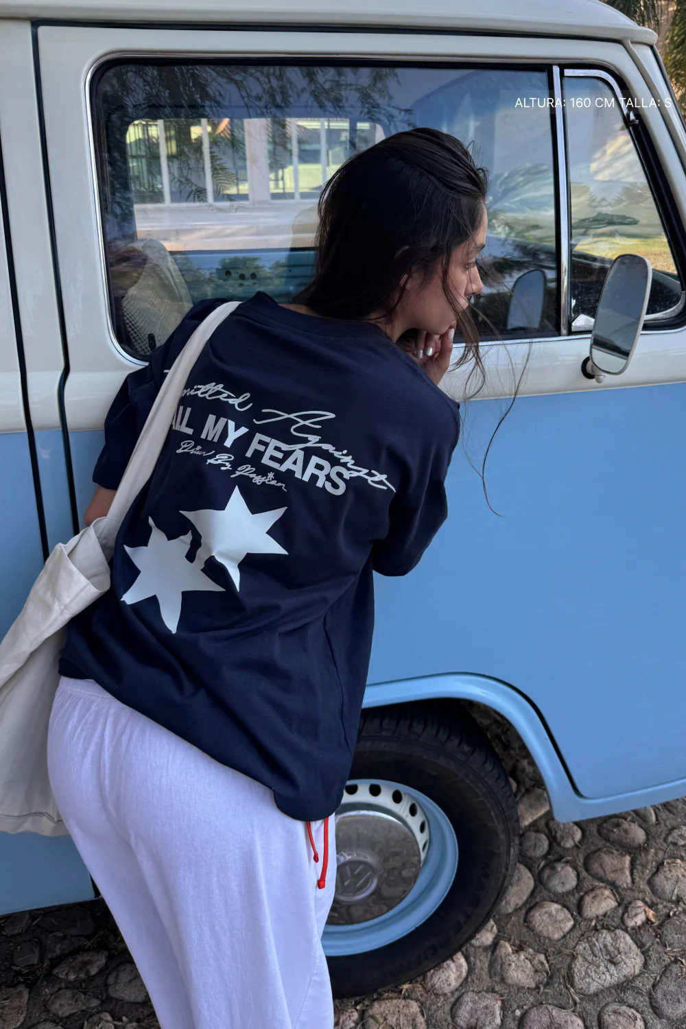 All My Fears Tee Navy Blue - Image 8