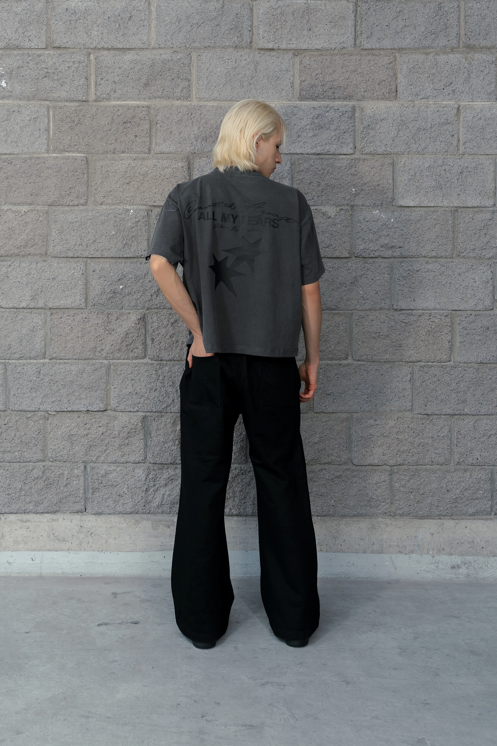 All My Fears Tee Washed Grey - Image 2