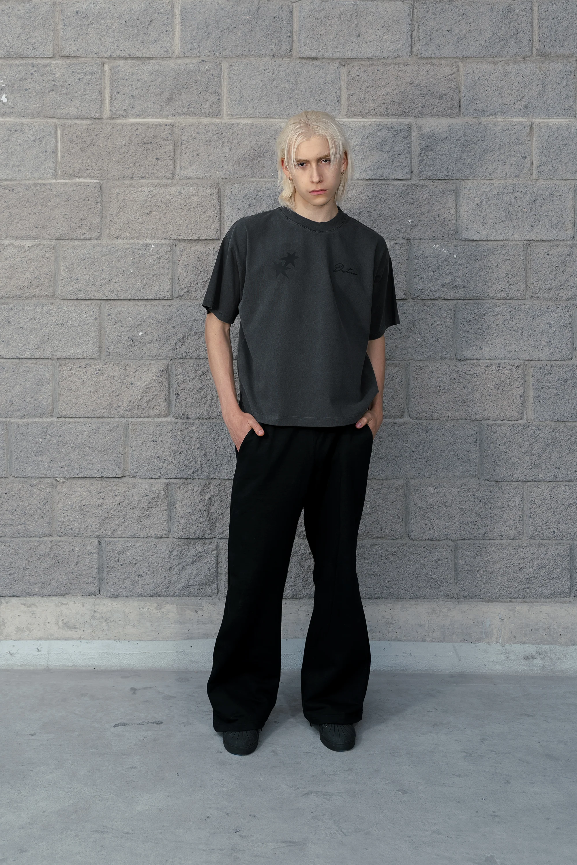 All My Fears Tee Washed Grey - Image 4