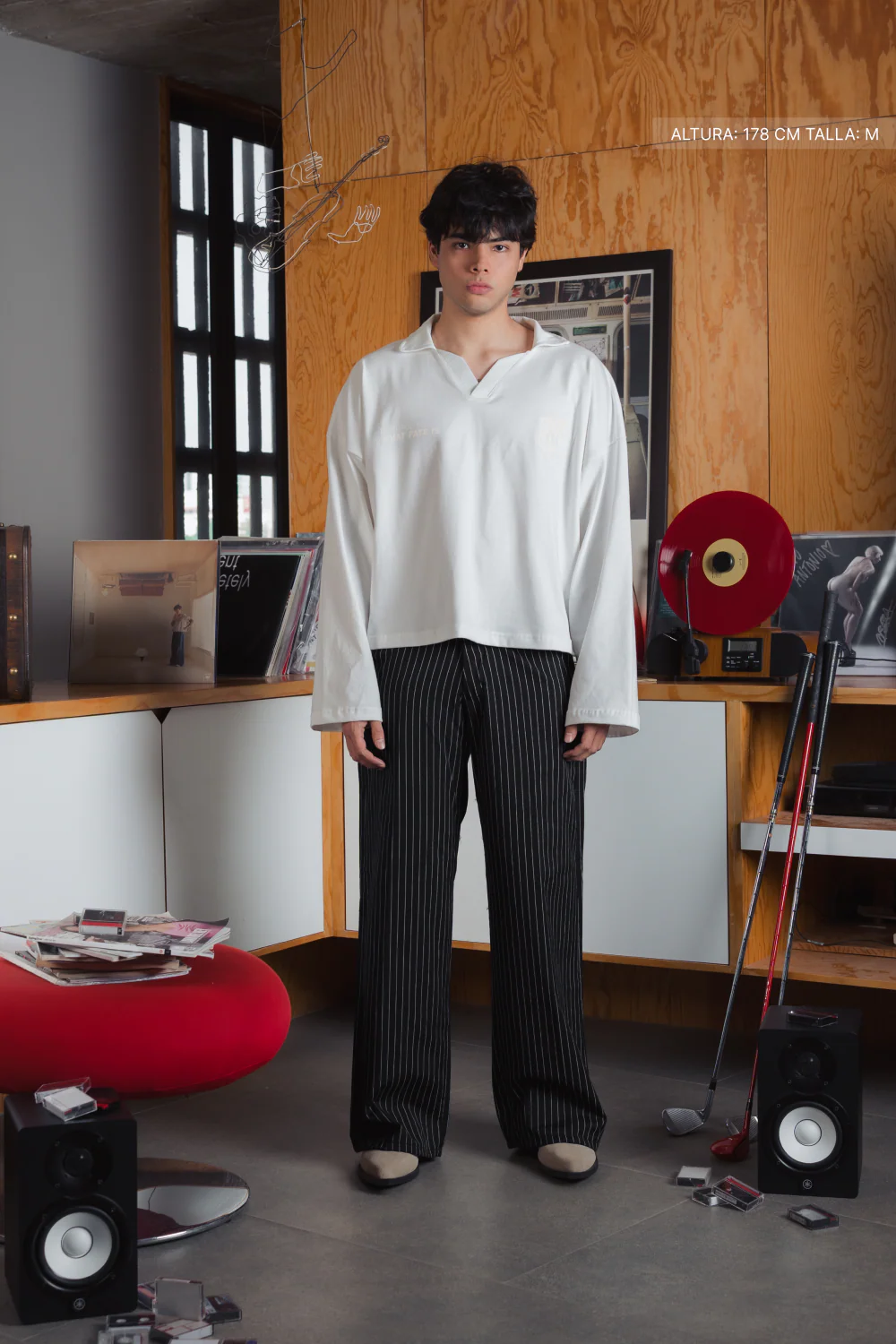 Archangel Longsleeve Polo Ivory - Image 3