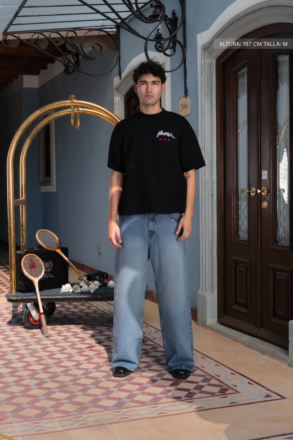 Atelier Sparks Tee Black - Image 4