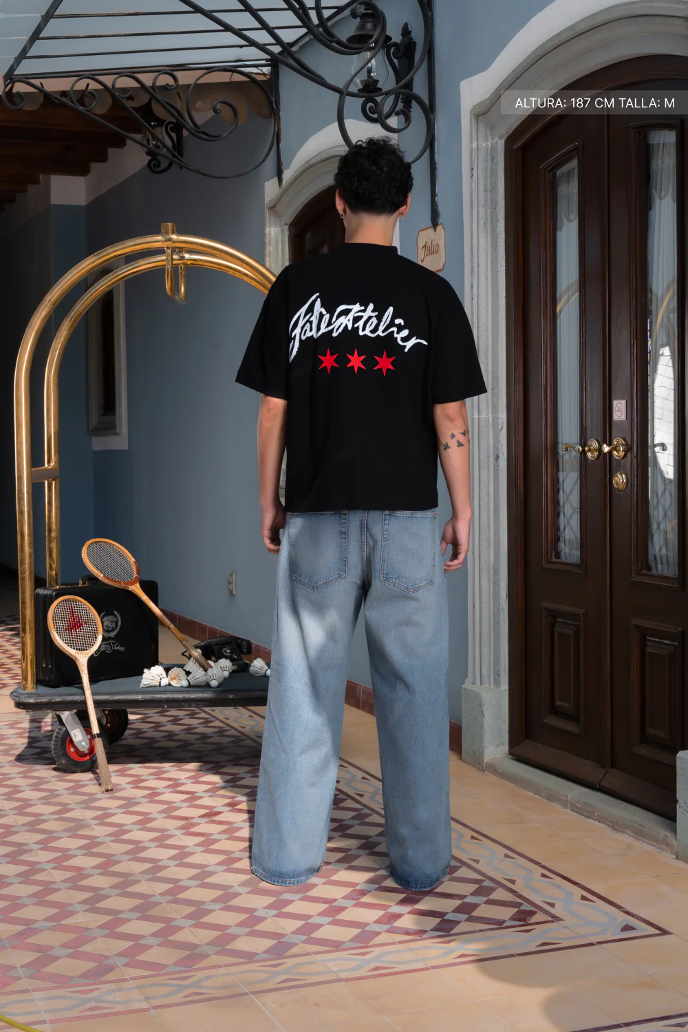 Atelier Sparks Tee Black - Image 5