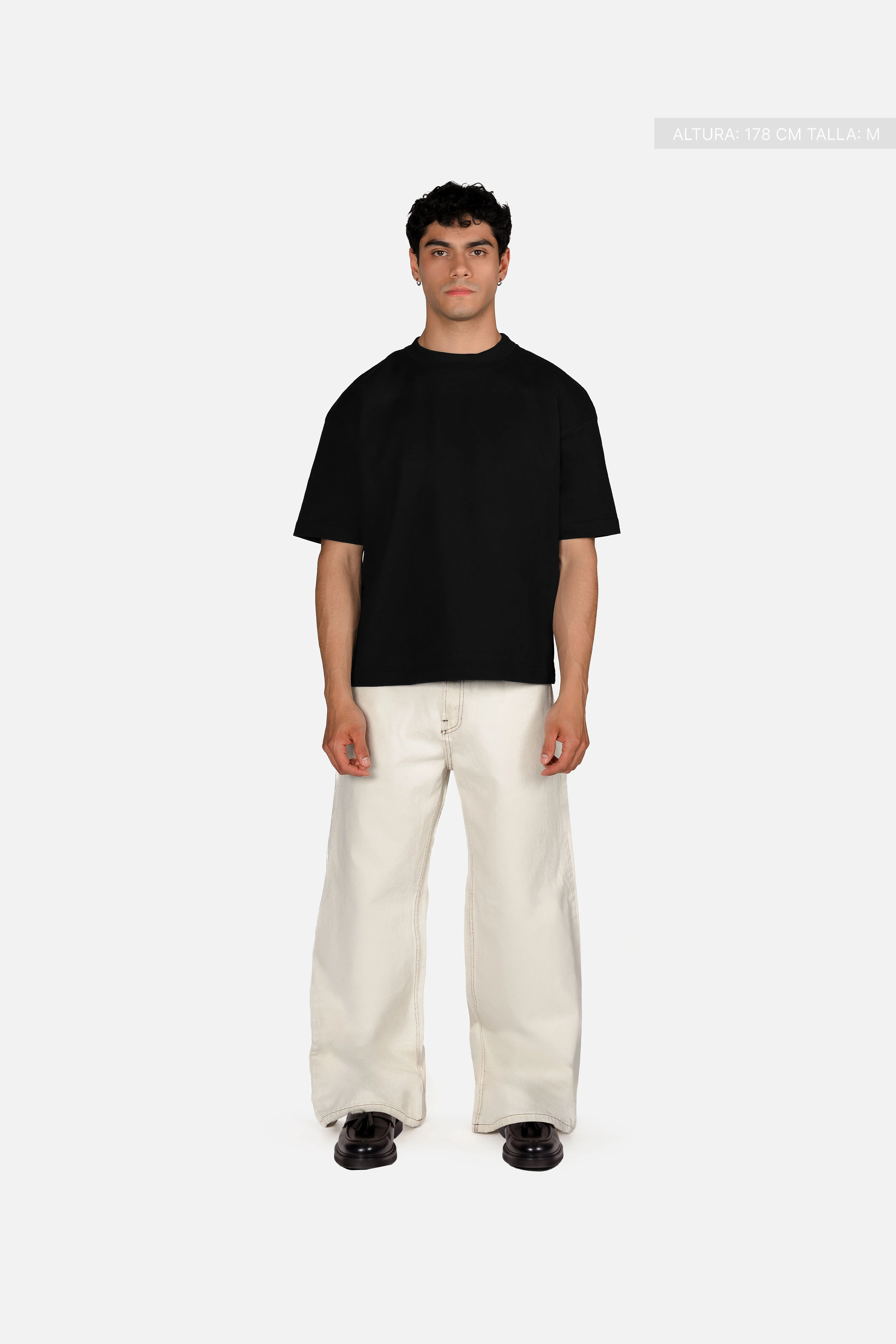 Legacy Semi-Oversized T-Shirt Black - Image 2