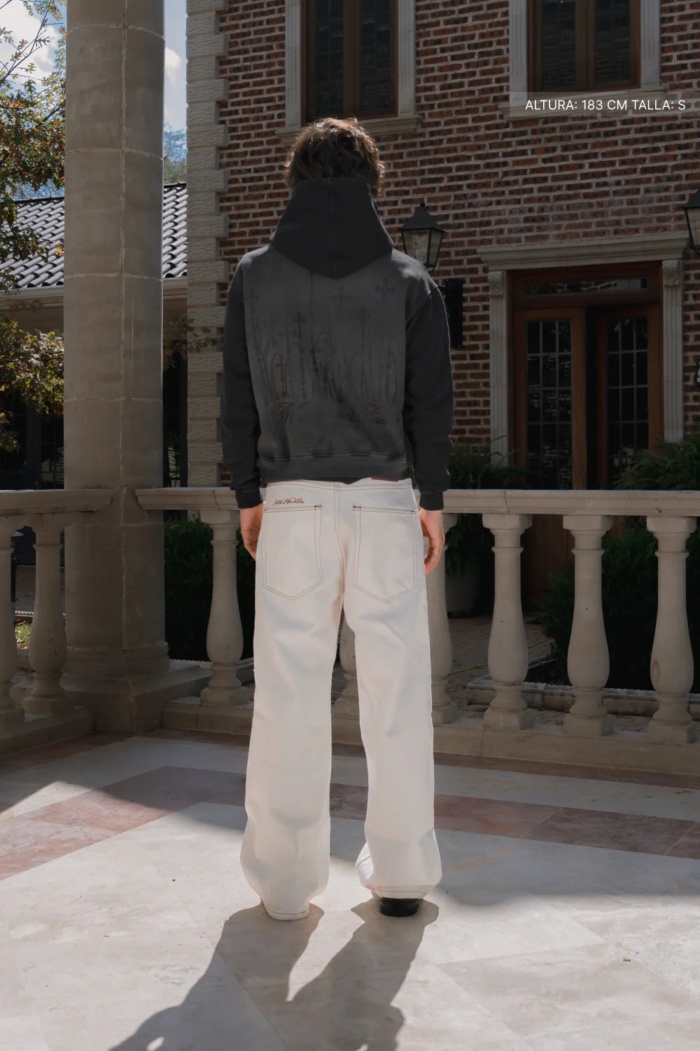 Cathedral Hoodie Faded Black - Image 5