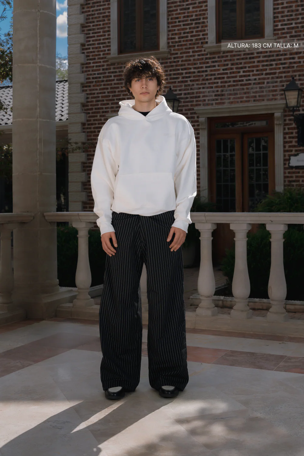 Cathedral Light Hoodie Ivory - Image 4