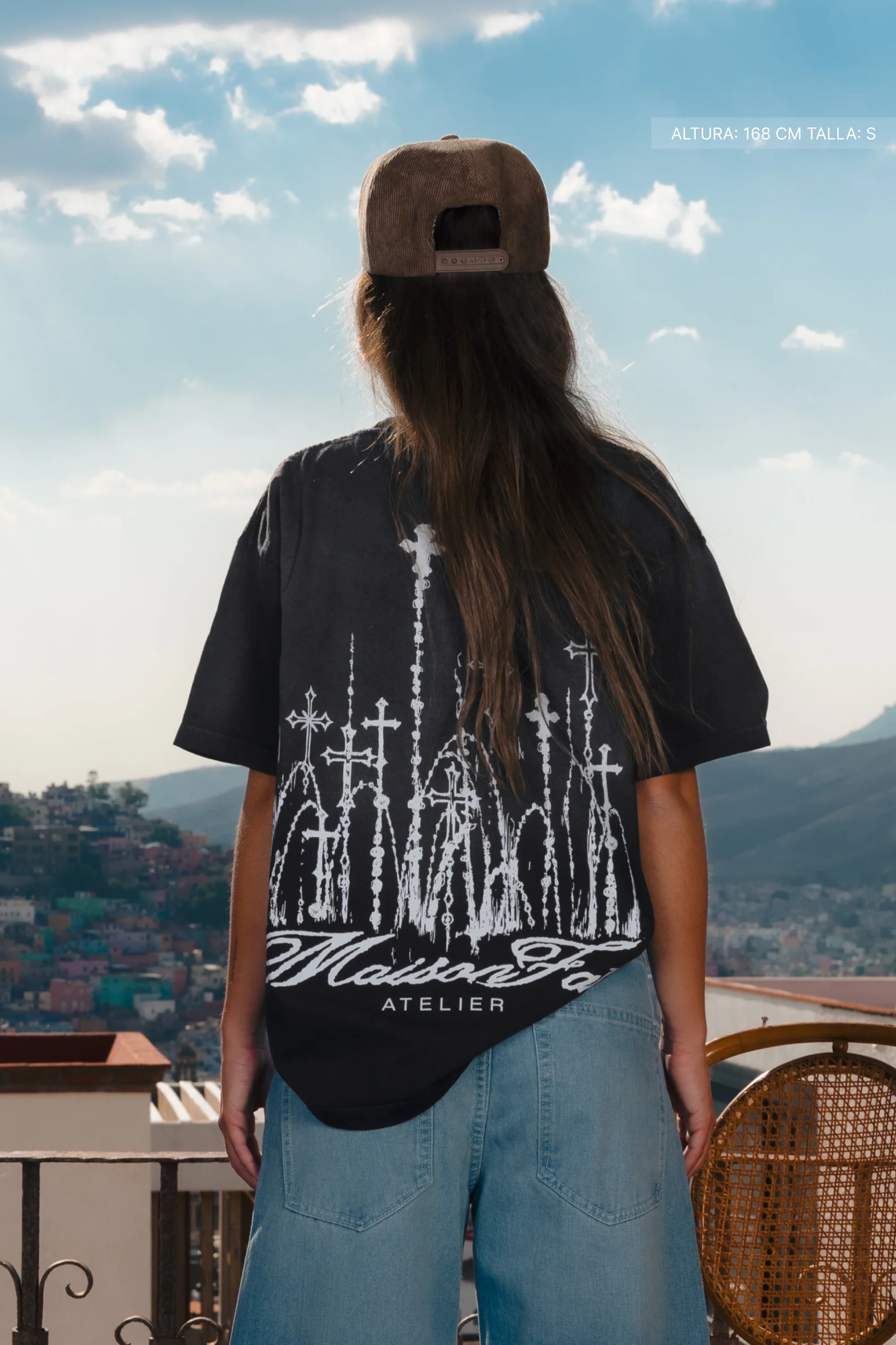 Cathedral Tee Faded Black - Image 10