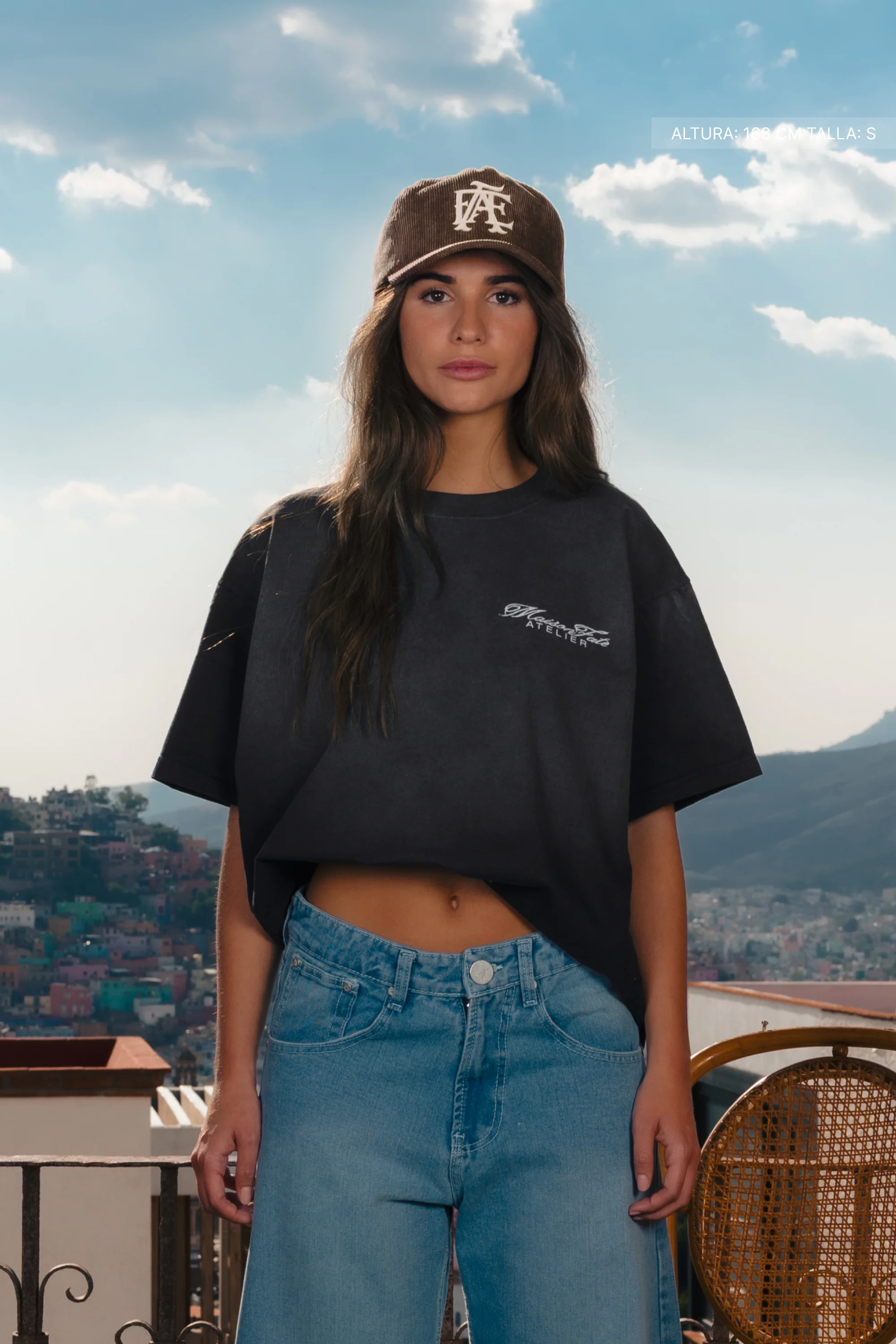Cathedral Tee Faded Black - Image 6