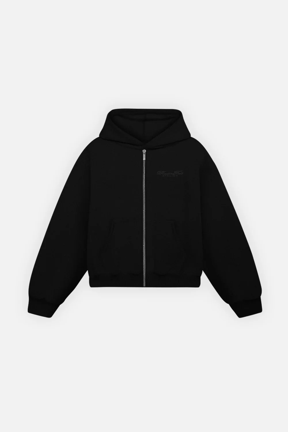 Cathedral Zip Hoodie Vantablack - Image 3