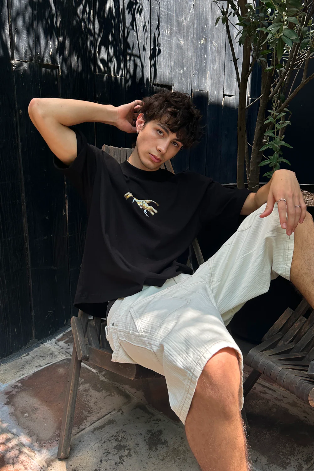 Cheetah Tee Black - Image 4