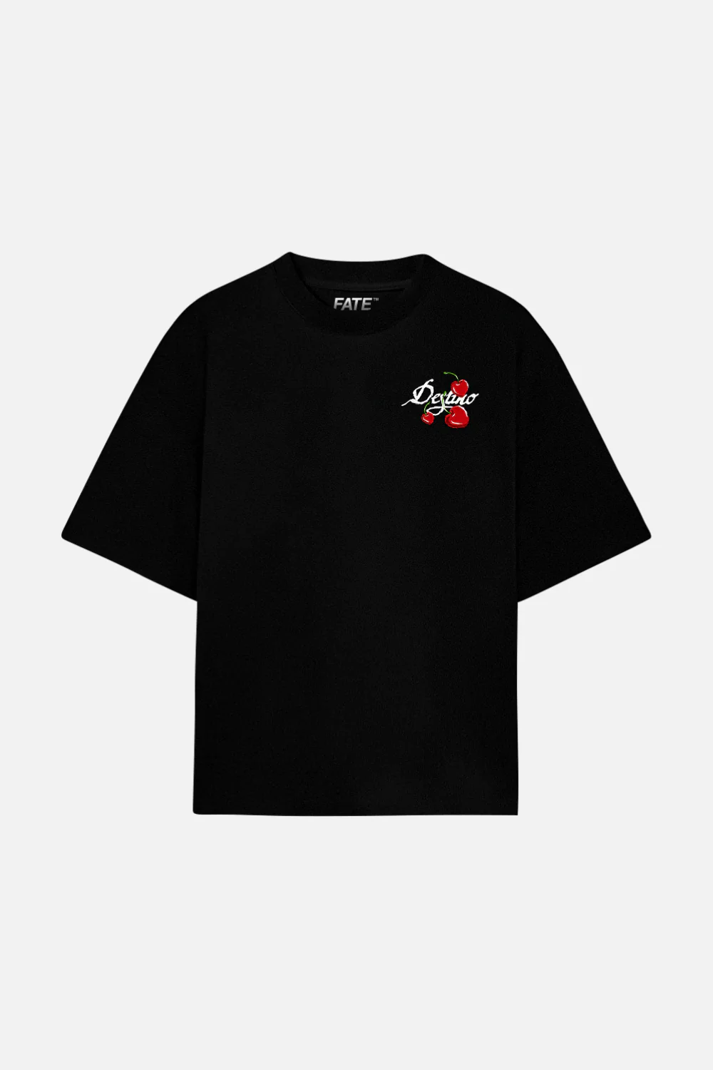 Crayon Cherry Tee Black - Image 3