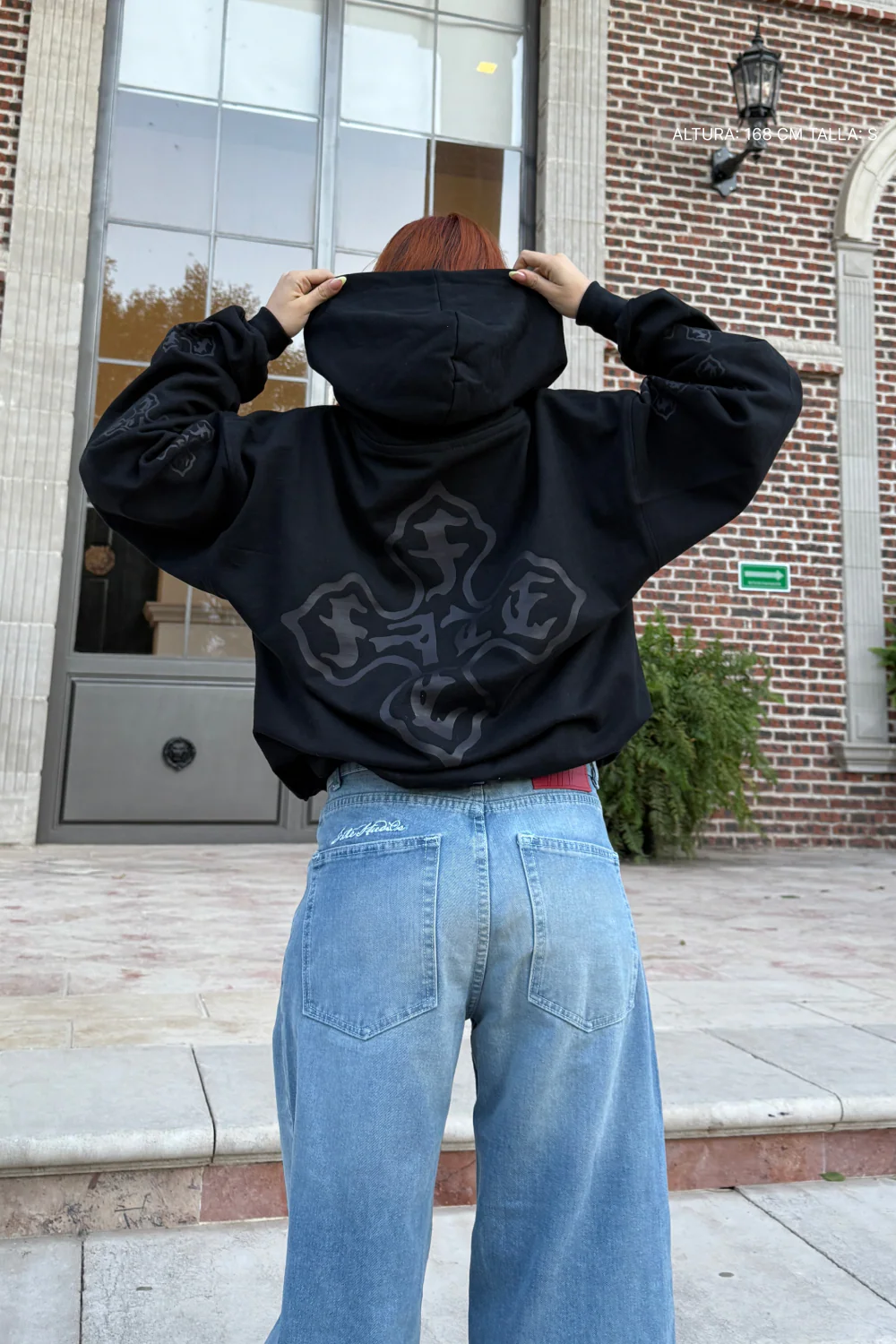 Cross Of Fate Black Hoodie Vantablack - Image 2