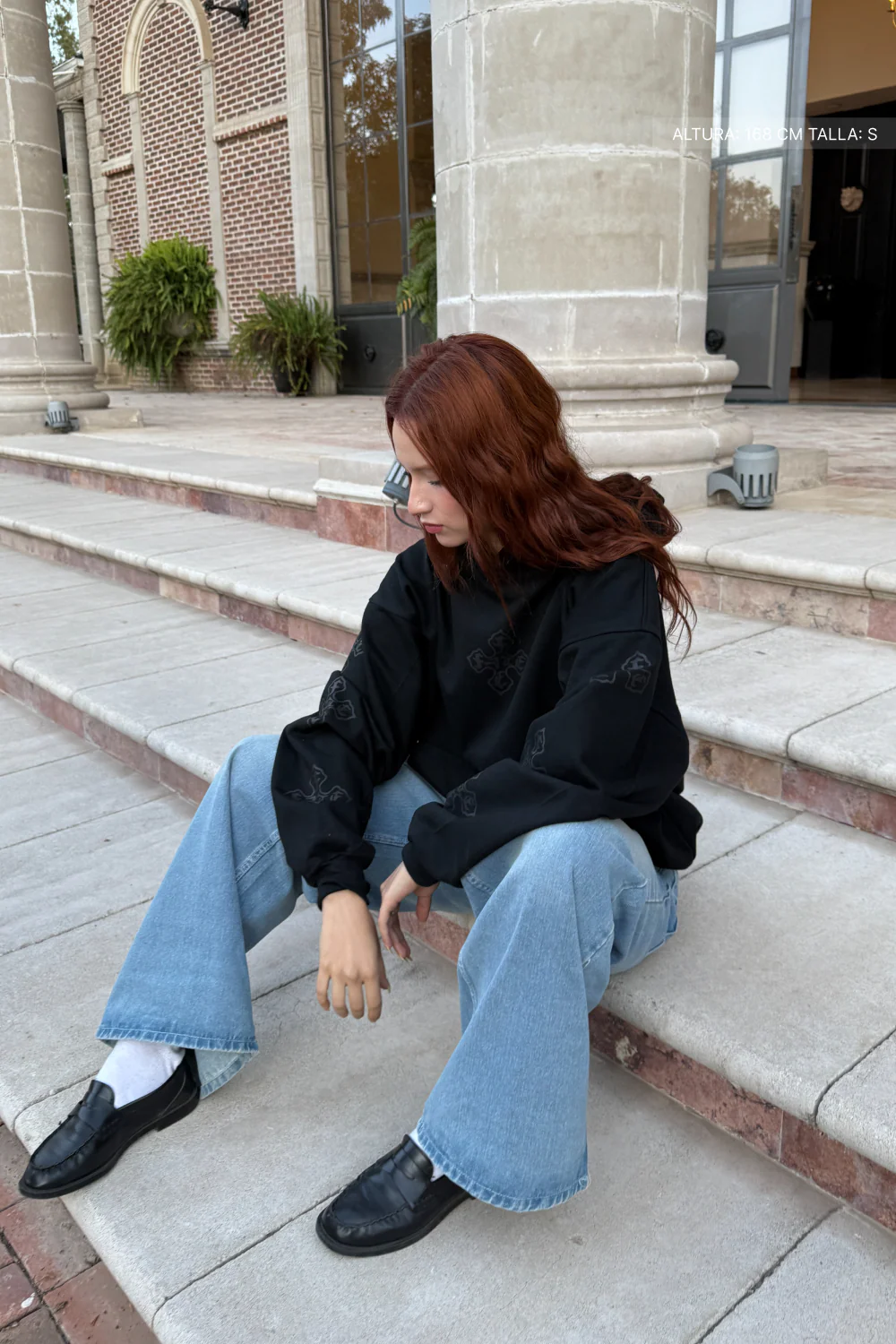 Cross Of Fate Black Hoodie Vantablack - Image 6