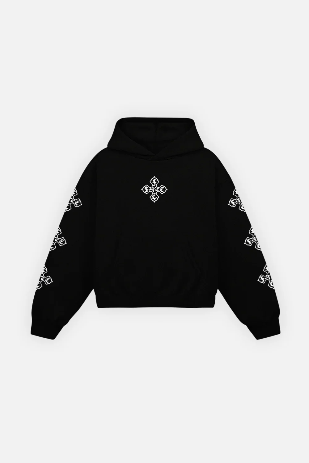 Cross Of Fate Hoodie Vantablack - Image 3