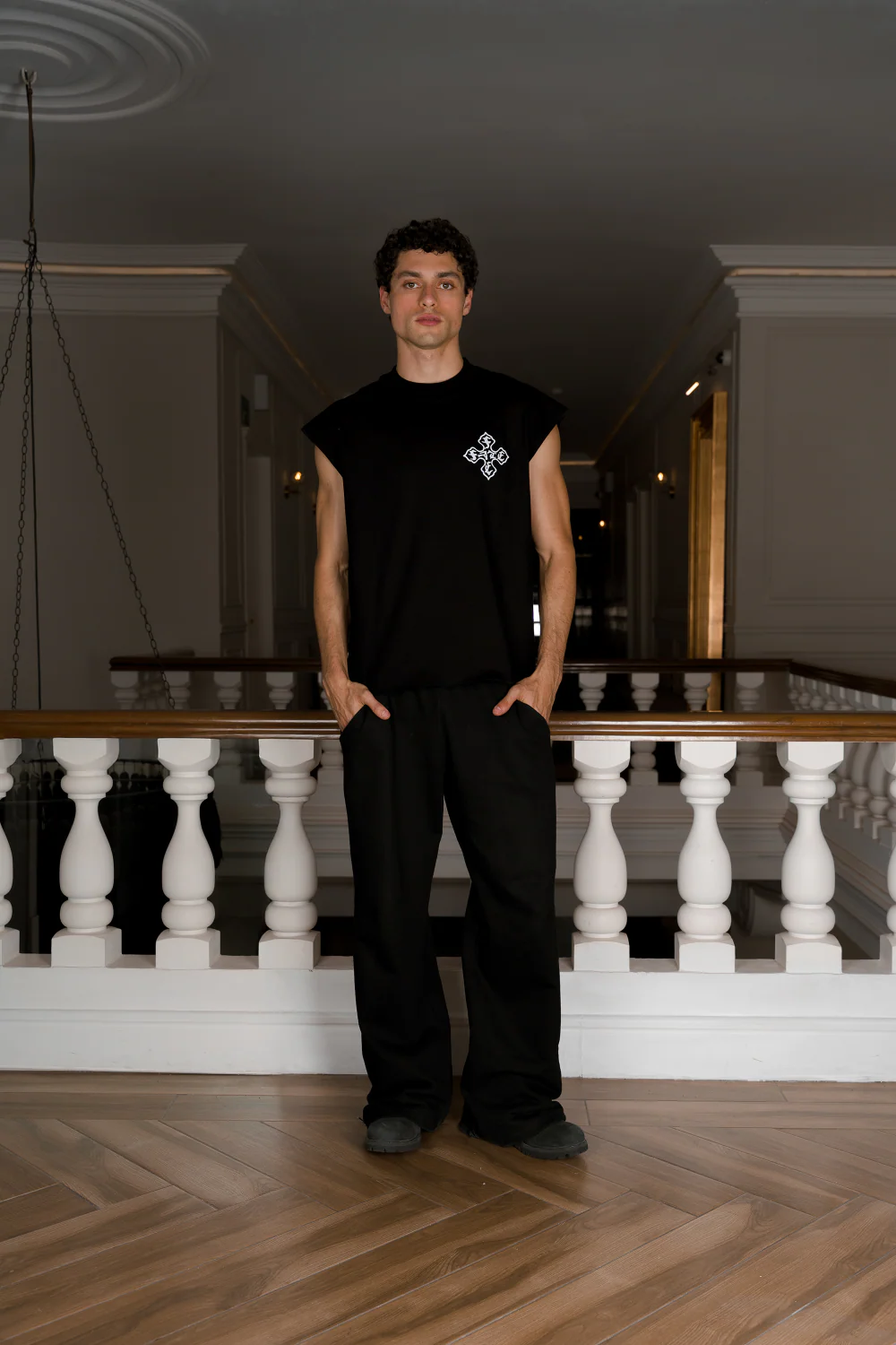 Cross Of Fate Tank Top Black - Image 4