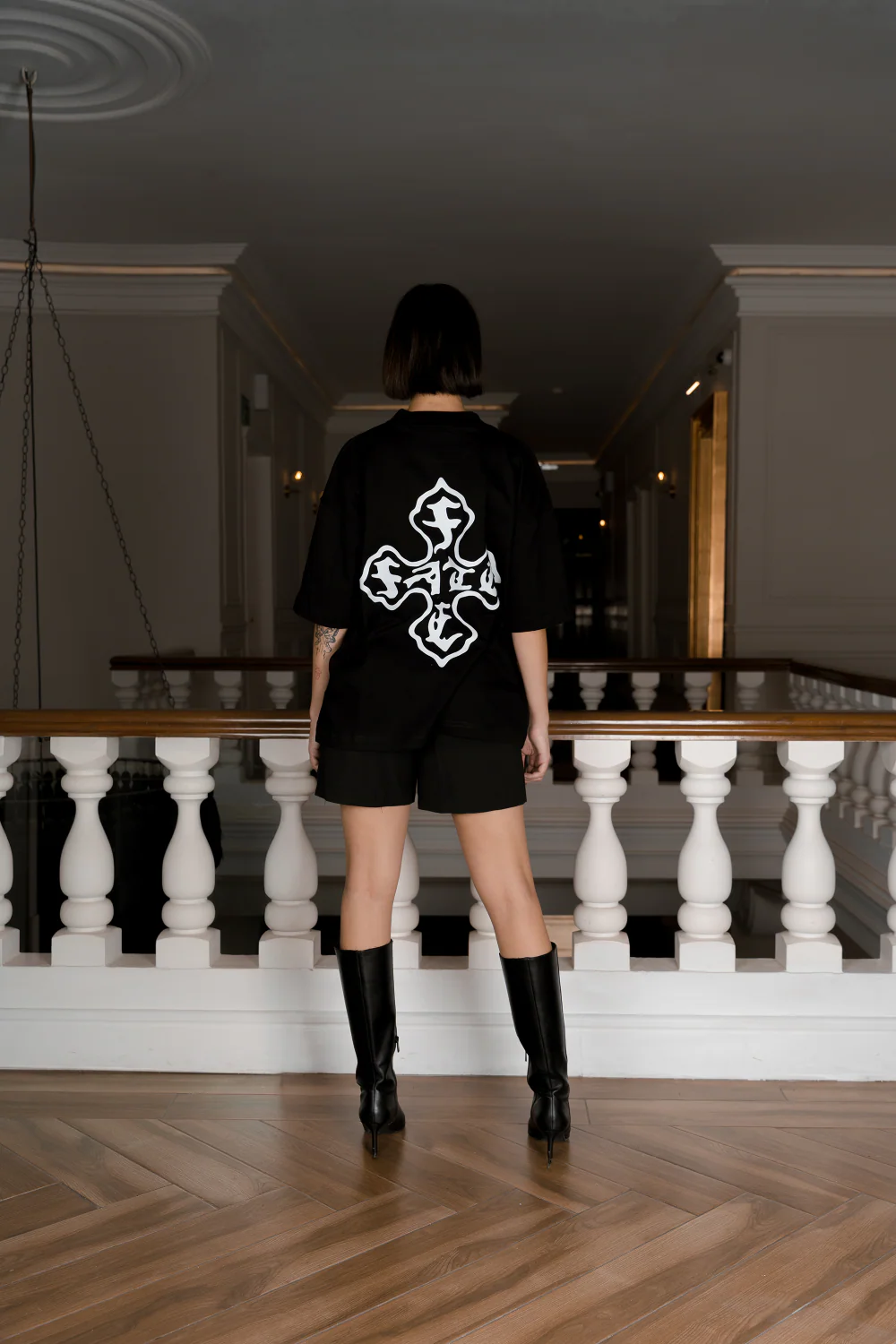 Cross Of Fate Tee Black - Image 2