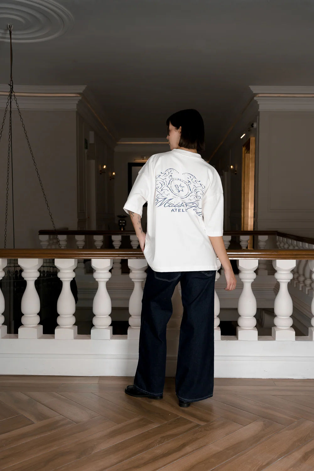 Crown Tee Ivory - Image 2