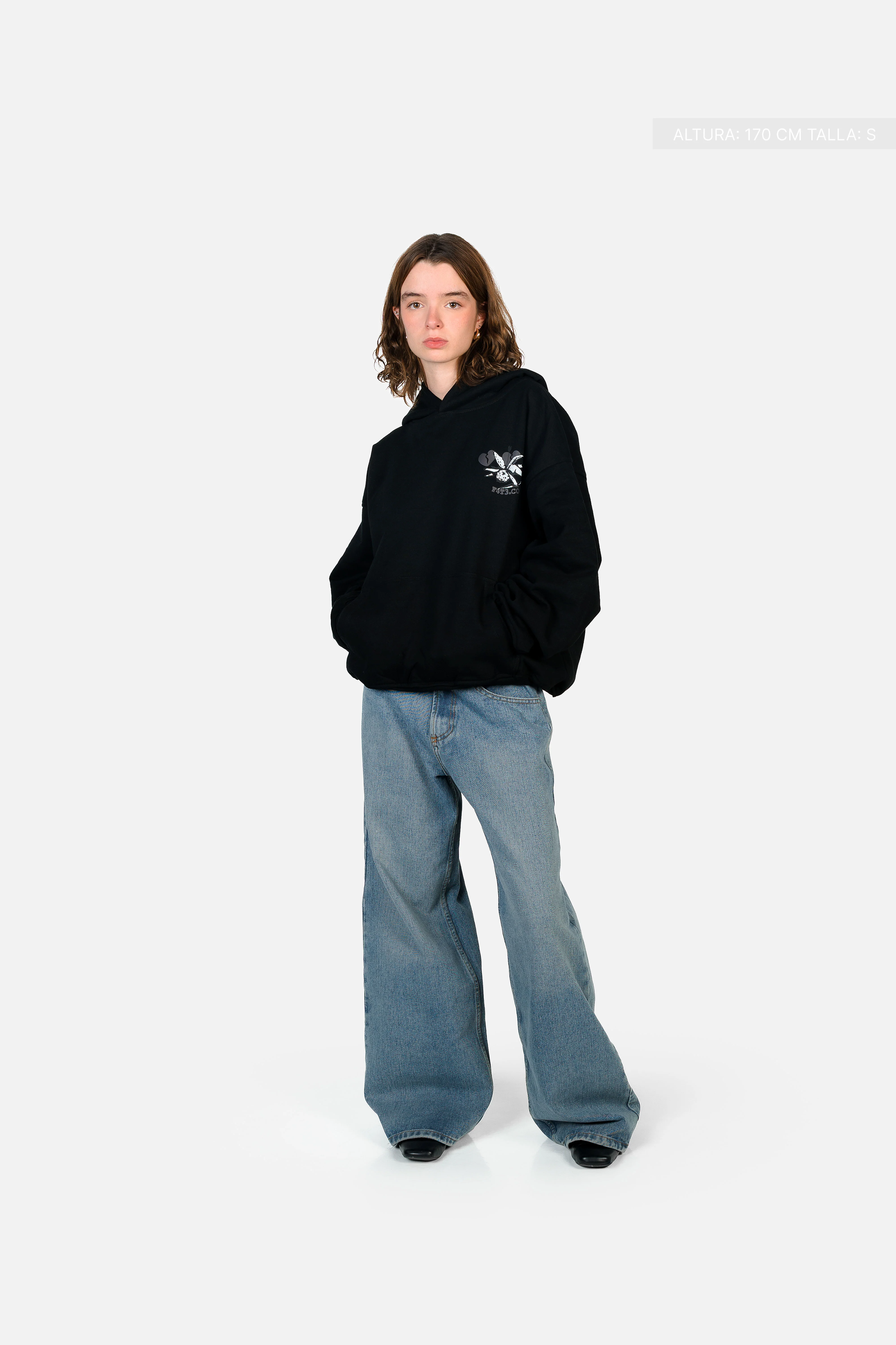 Cupid Ghosting Hoodie Vantablack - Image 5