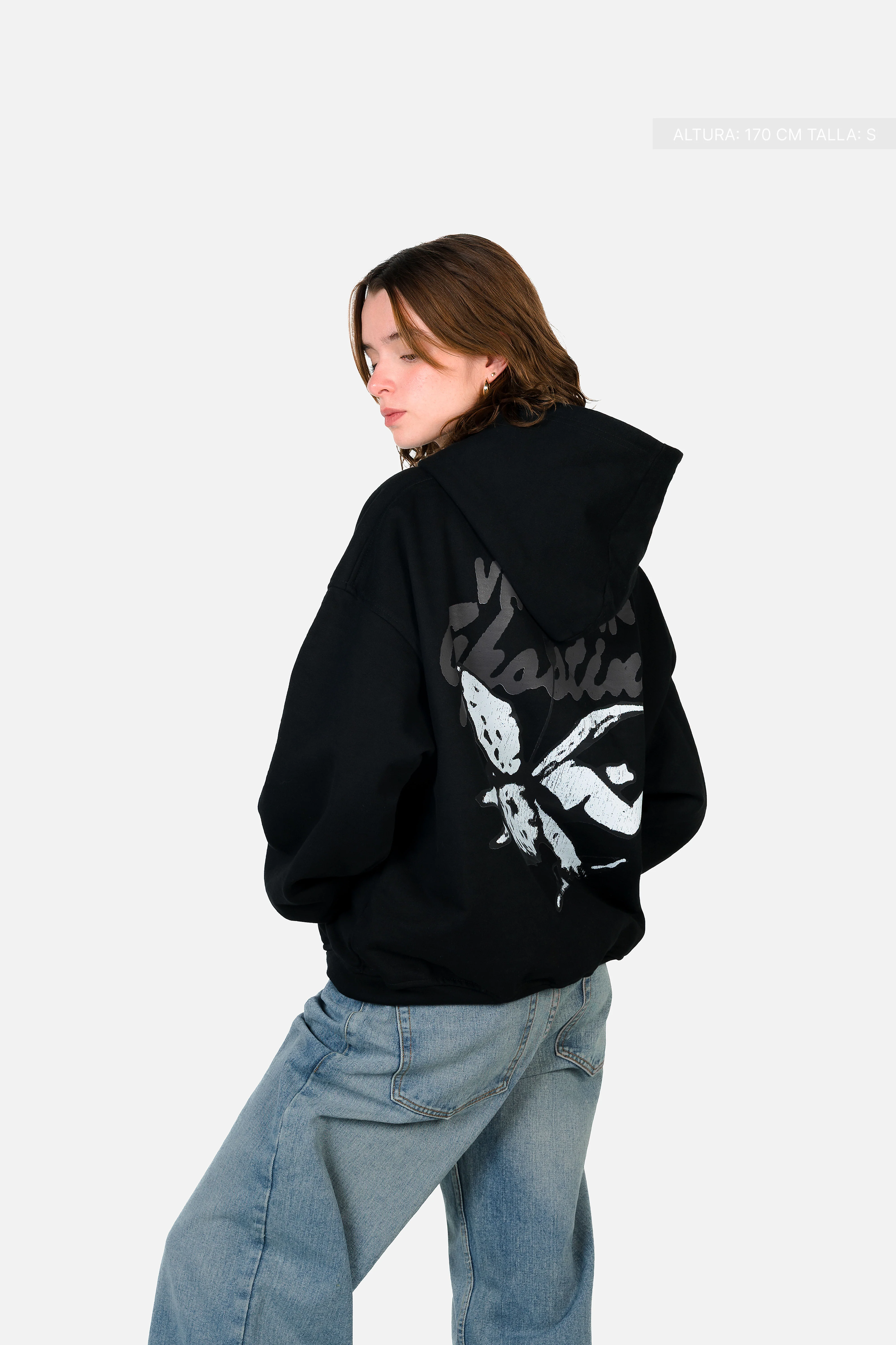 Cupid Ghosting Hoodie Vantablack - Image 6