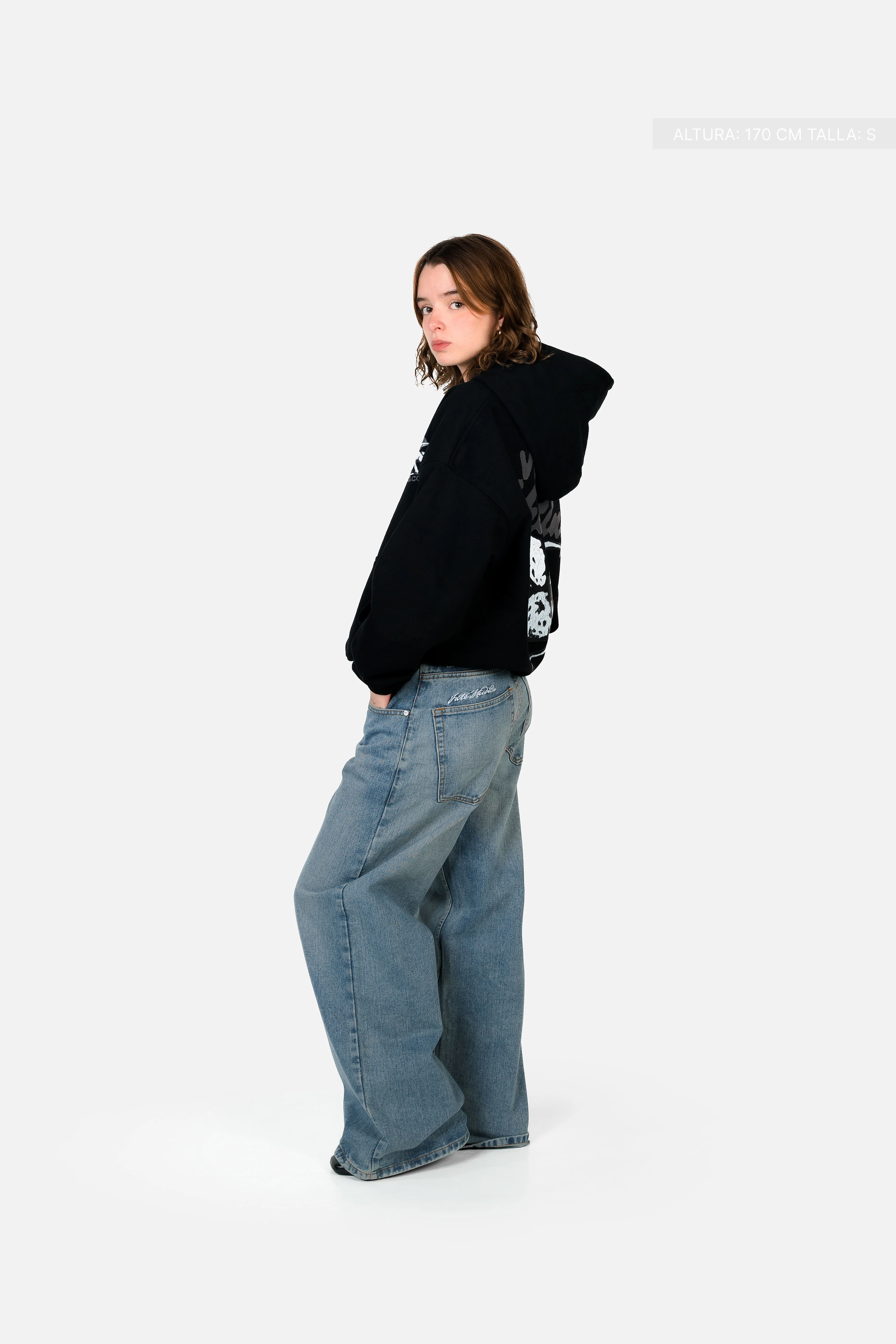 Cupid Ghosting Hoodie Vantablack - Image 7