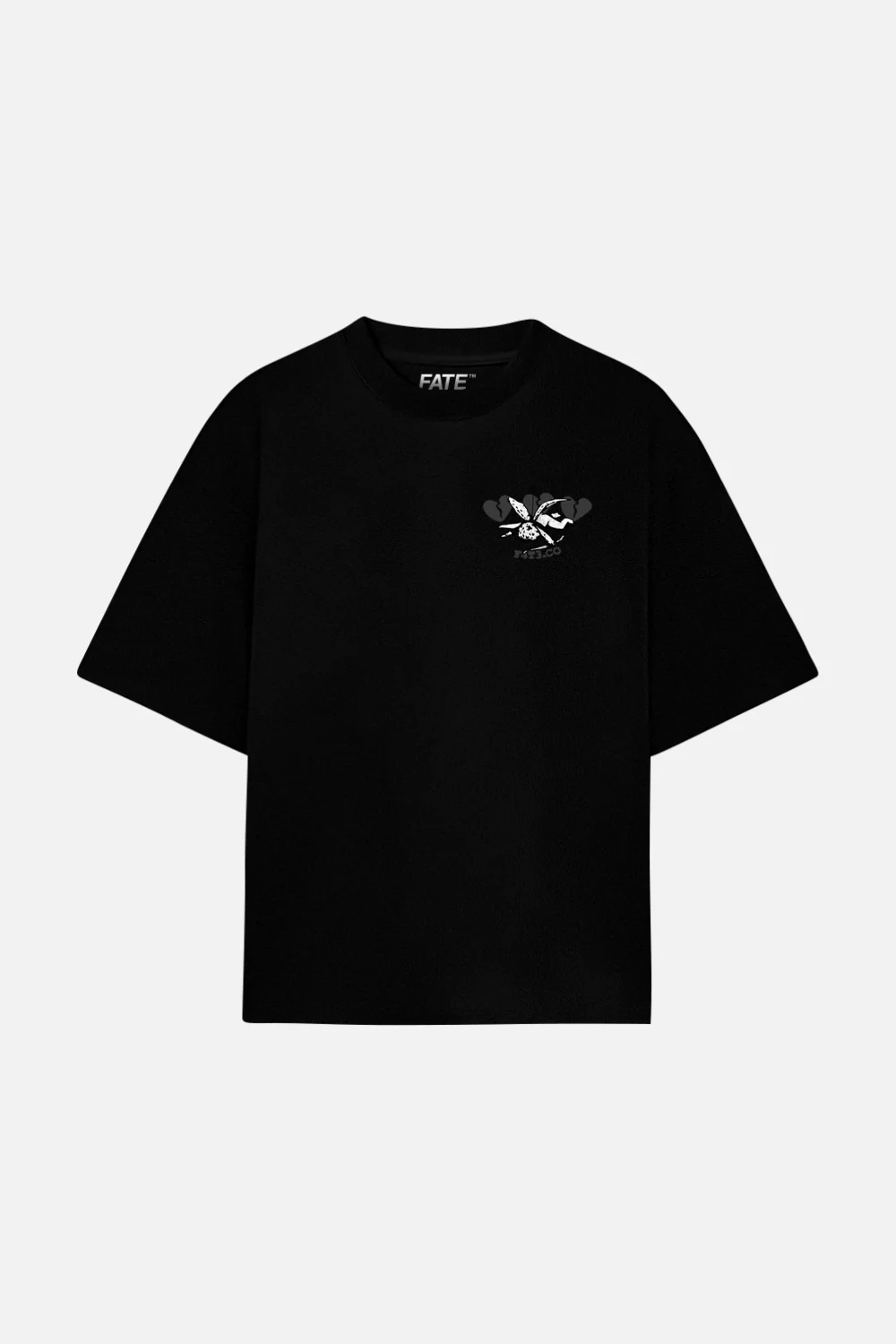 Cupid Ghosting Tee Black - Image 3