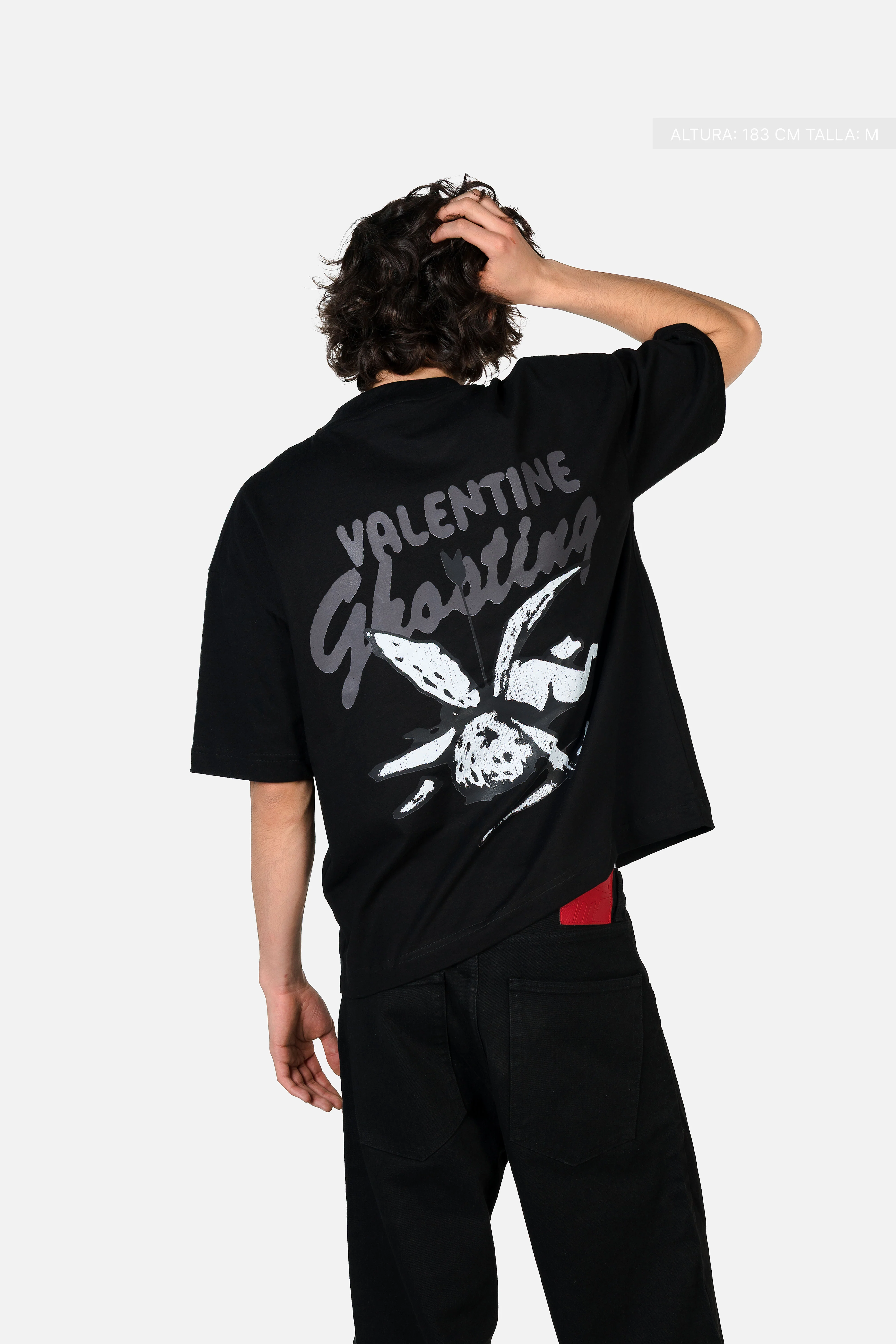 Cupid Ghosting Tee Black - Image 6