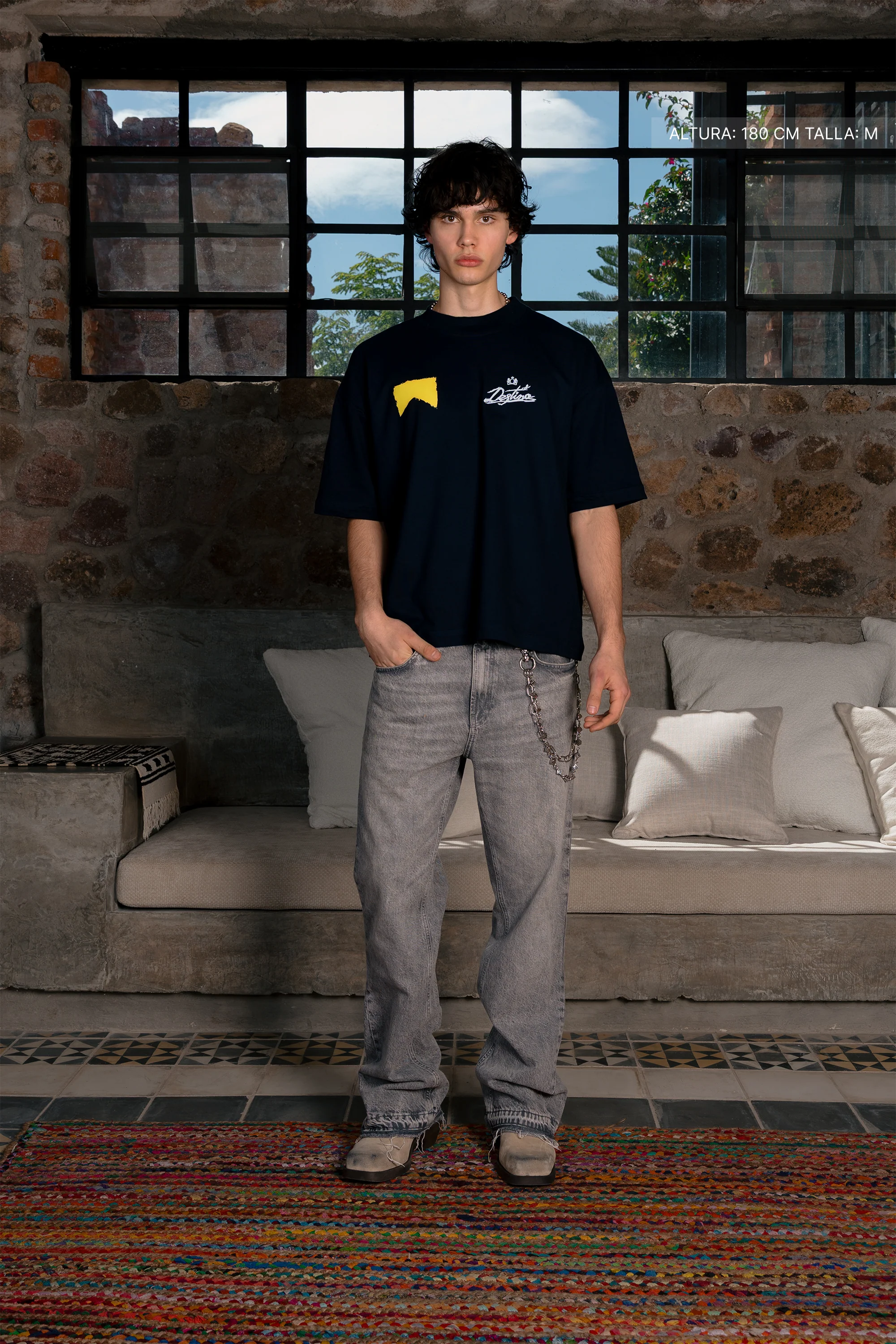 Desire Tee Navy Blue - Image 4