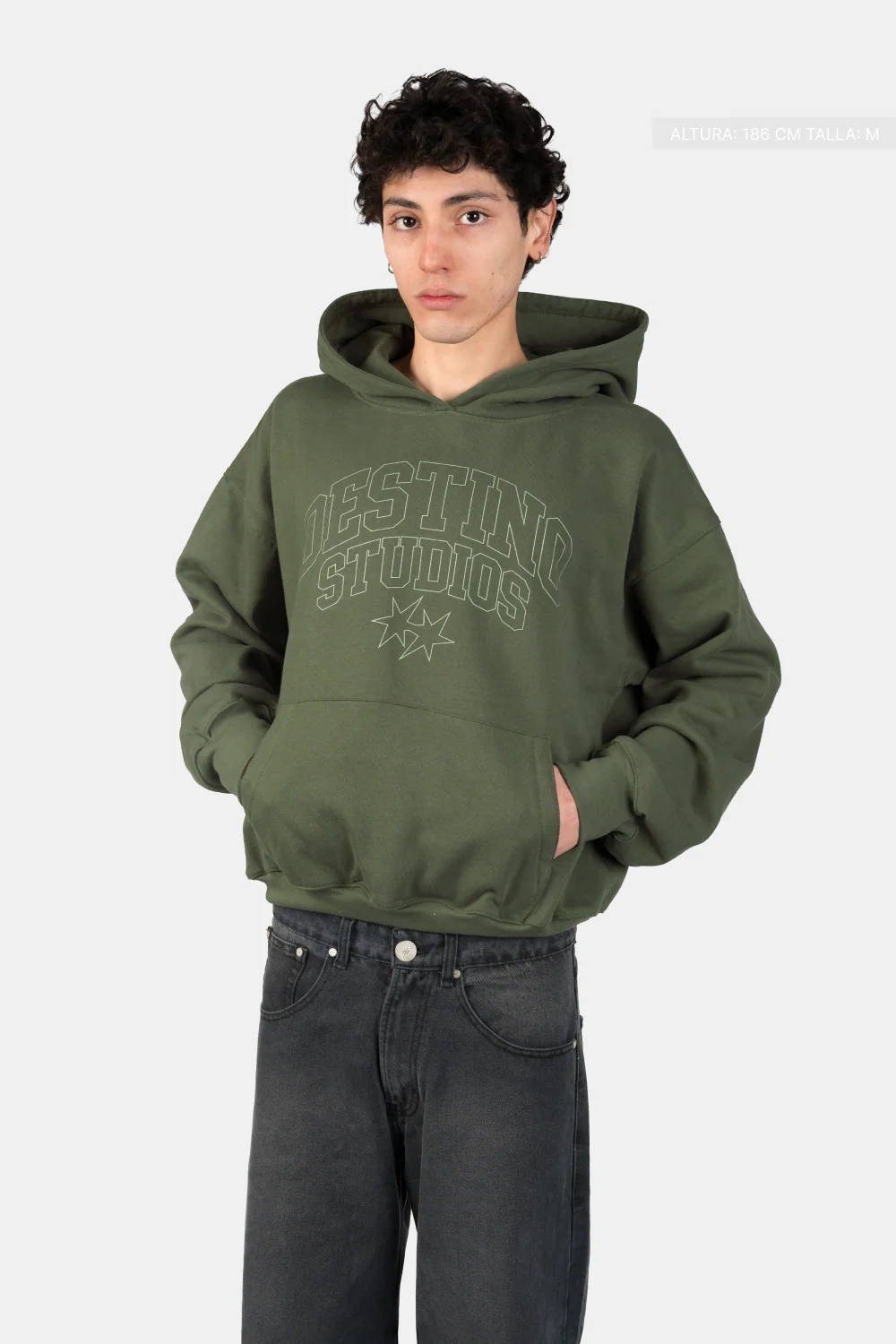 Destino Studios Hoodie Green Forest - Image 4