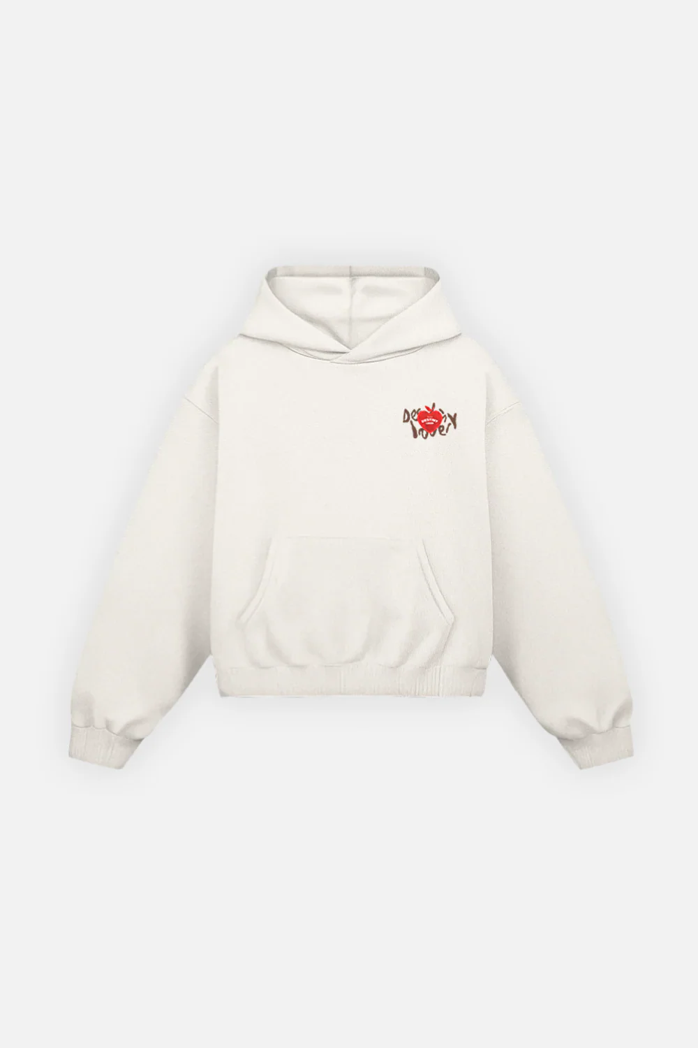 The Right Time Hoodie Ivory - Image 3