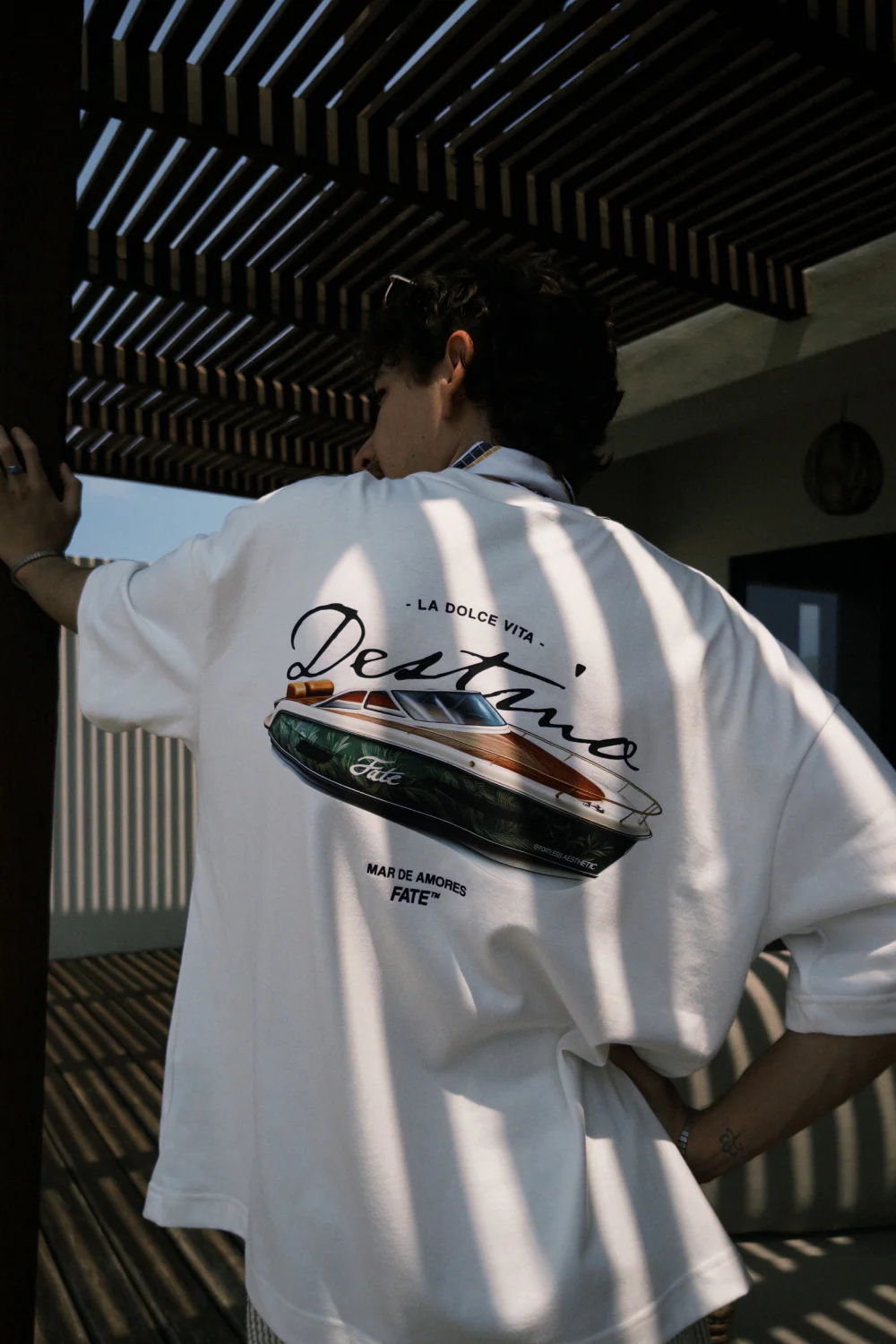 Dolce Vita Tee Ivory - Image 4