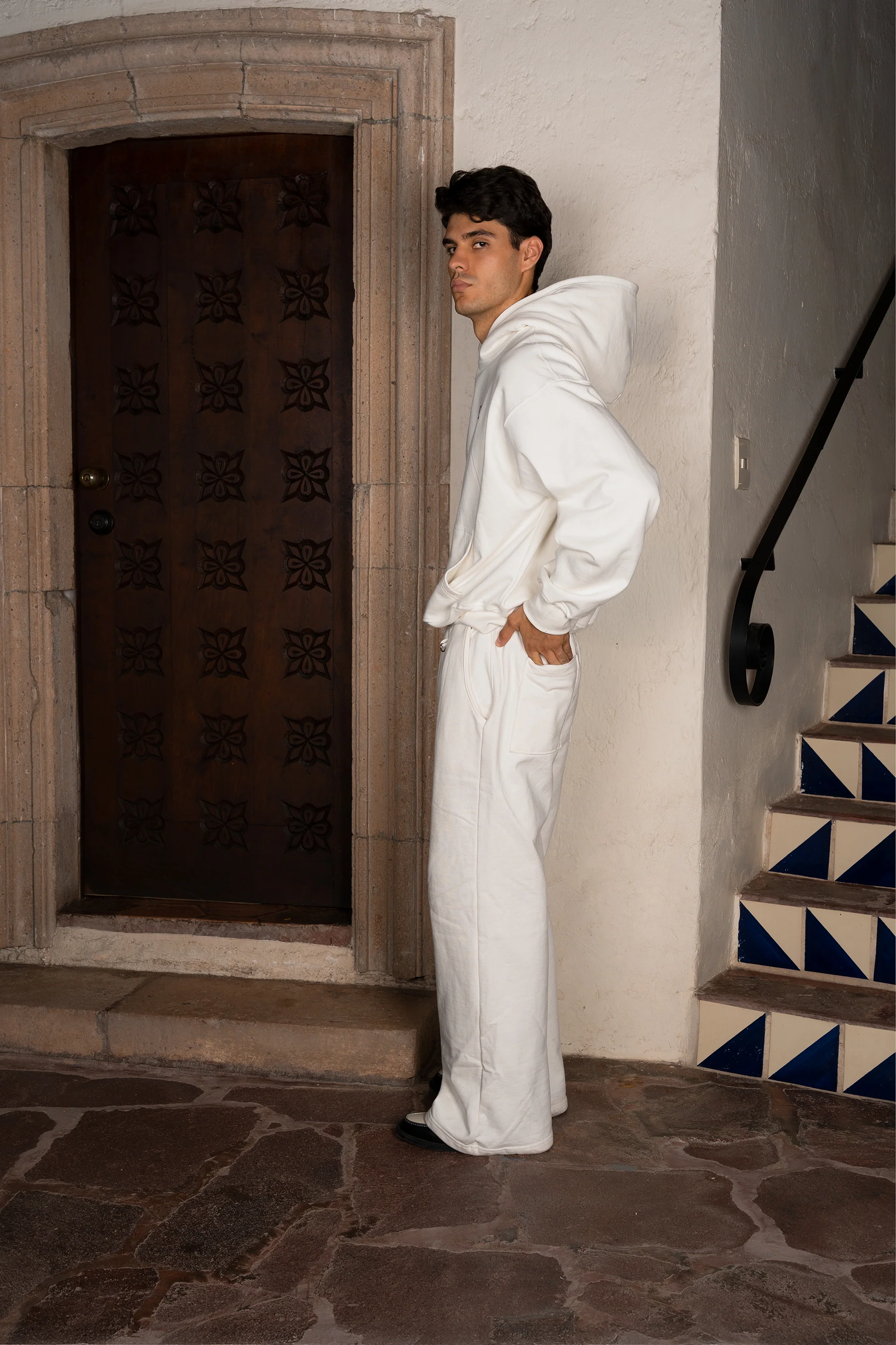 Double Spark Hoodie Ivory - Image 5