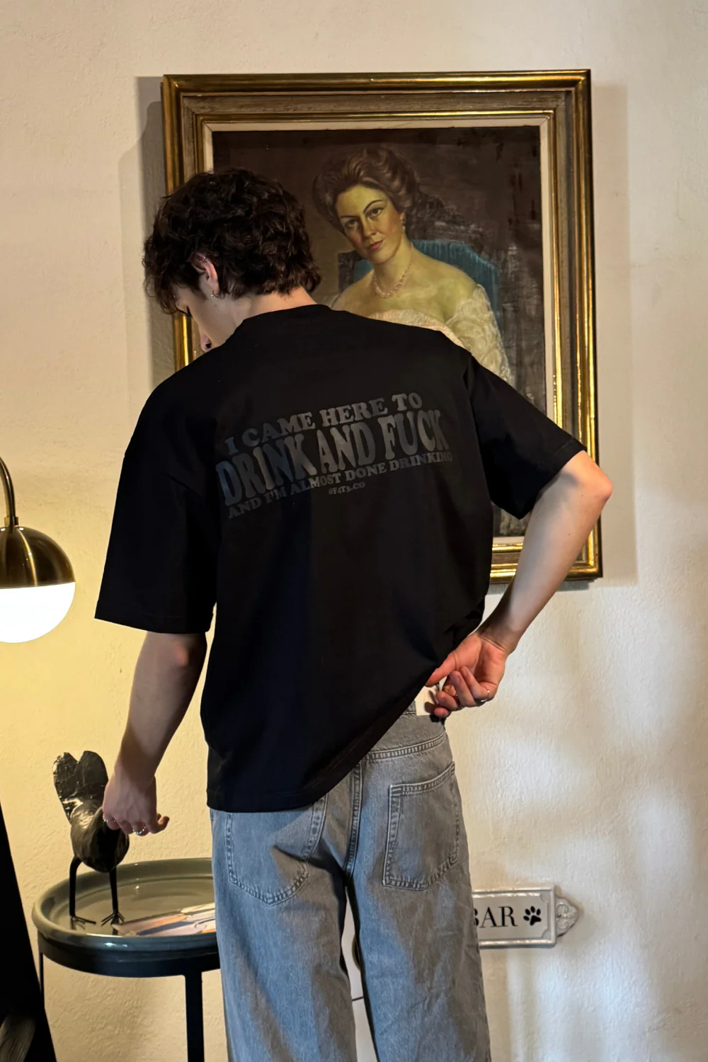 Drink & F*ck Tee Black - Image 2