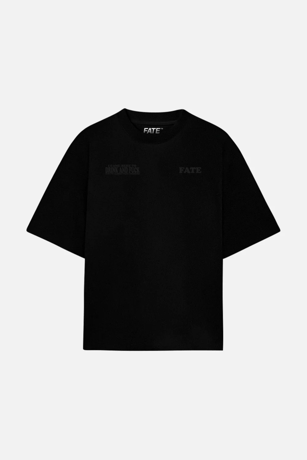 Drink & F*ck Tee Black - Image 3