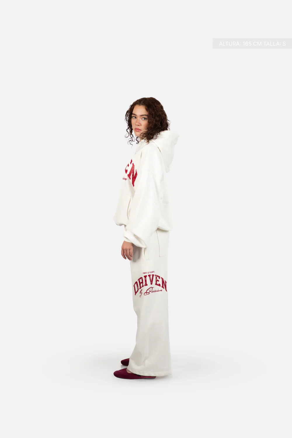 Driven By Passion Hoodie Ivory - Image 5
