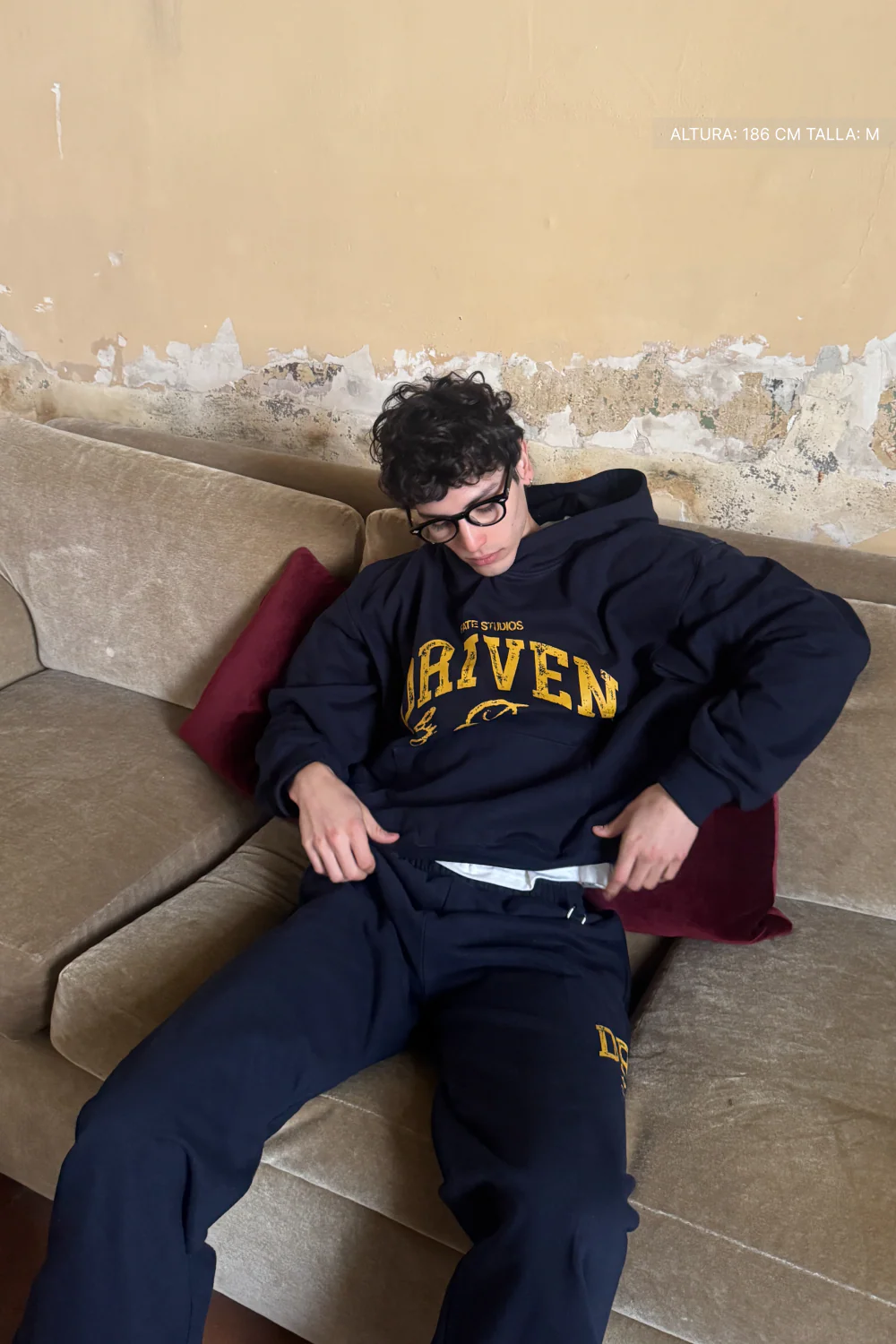 Driven By Passion Hoodie Midnight Blue - Image 2