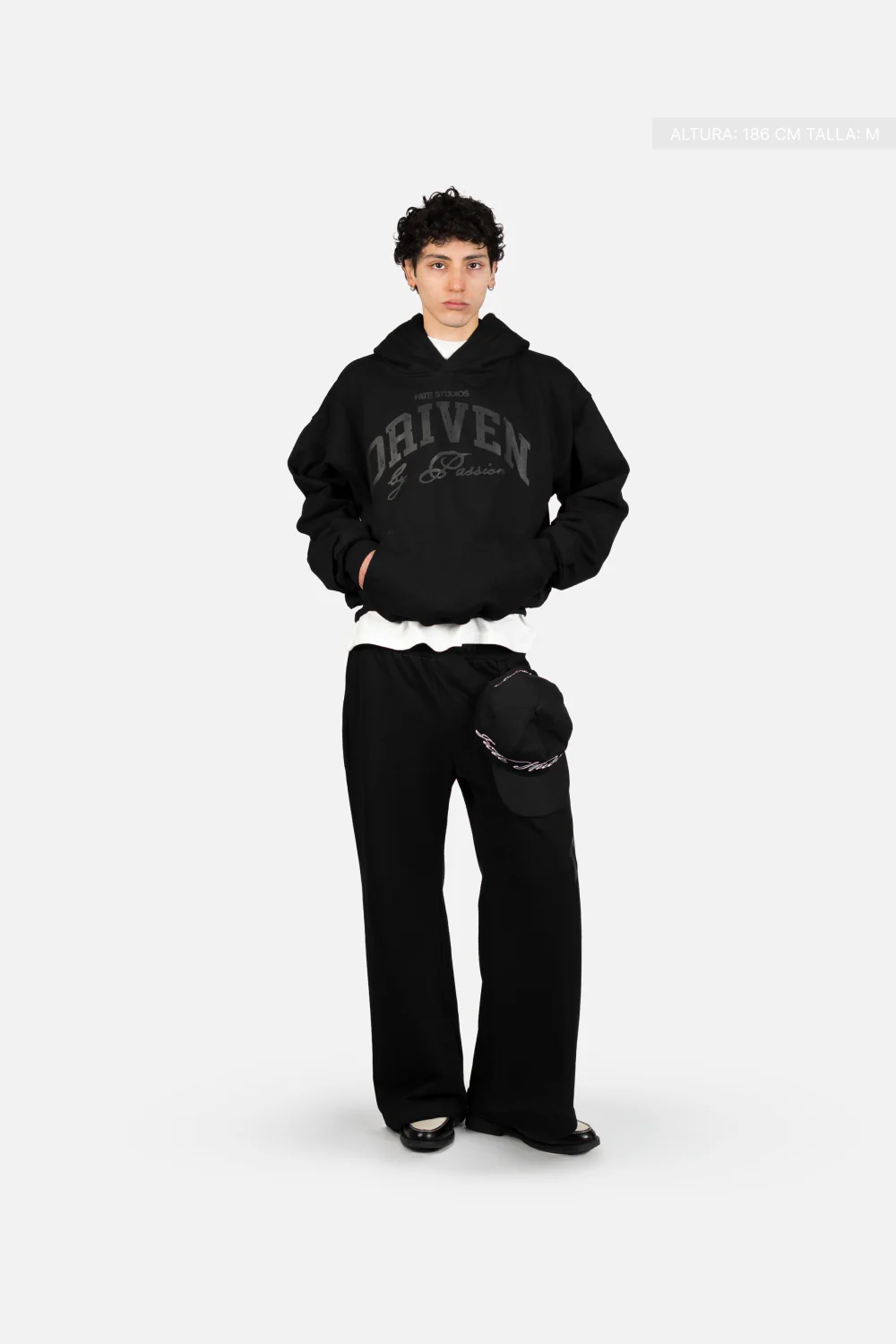 Driven By Passion Hoodie Vantablack - Image 5
