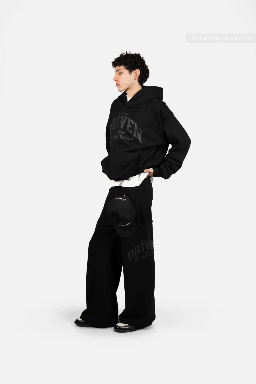 Driven By Passion Hoodie Vantablack - Image 6