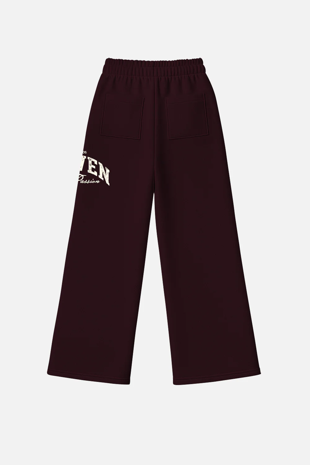 Driven By Passion Wide Pants Burgundy - Image 3