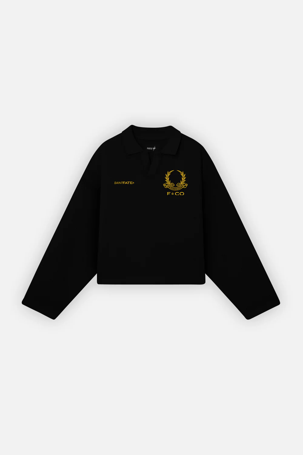 F & CO Longsleeve Polo Black