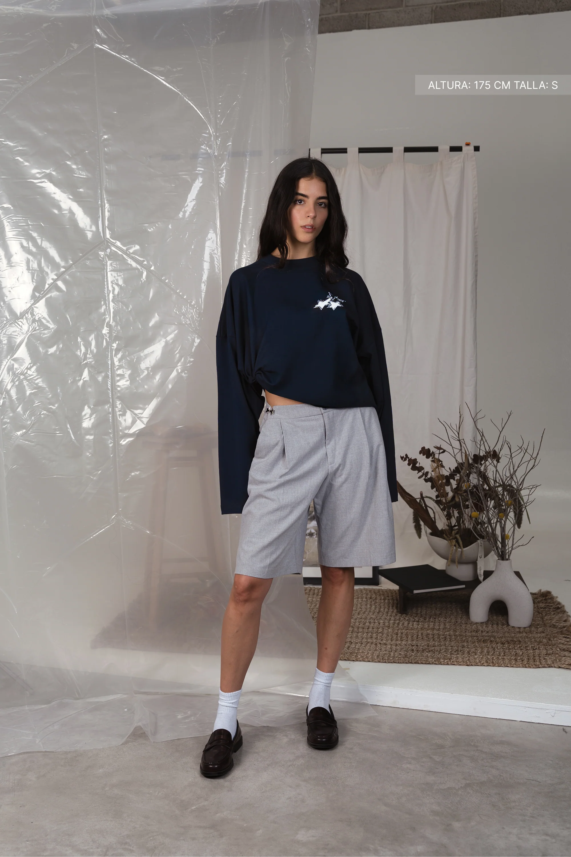 F Stars Longsleeve Navy Blue - Image 4