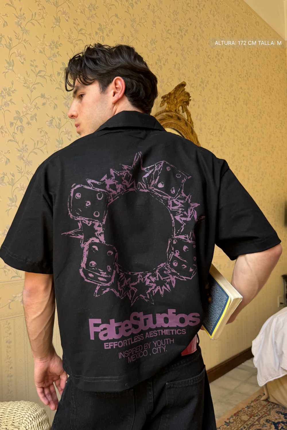 Fate Studios Dice And Sparks Polo Black - Image 4