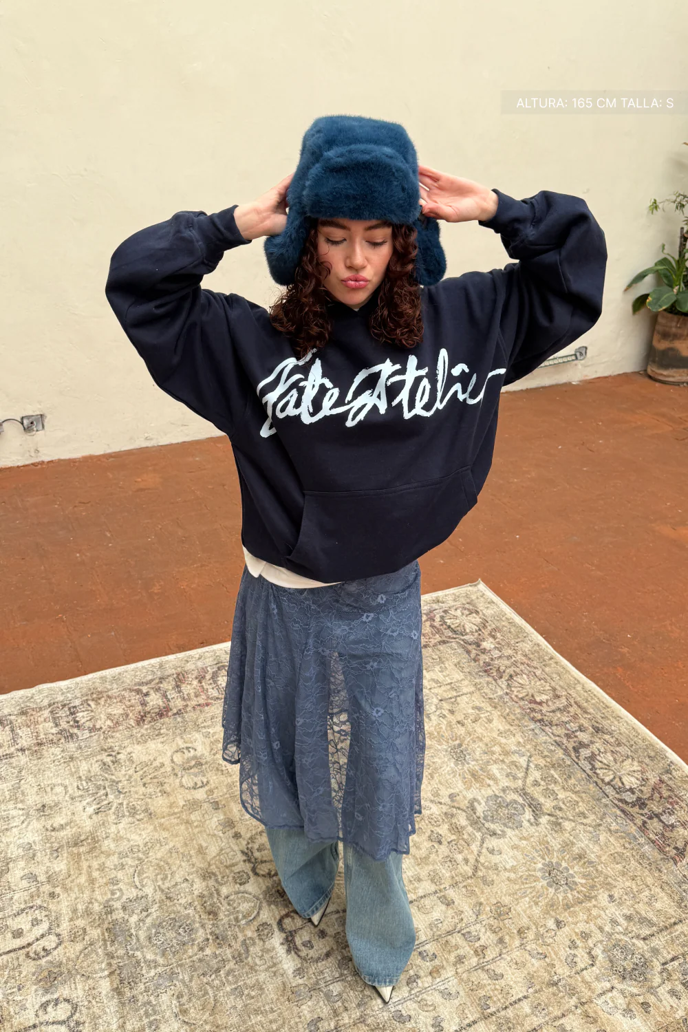 Fate Atelier Hoodie Midnight Blue - Image 8