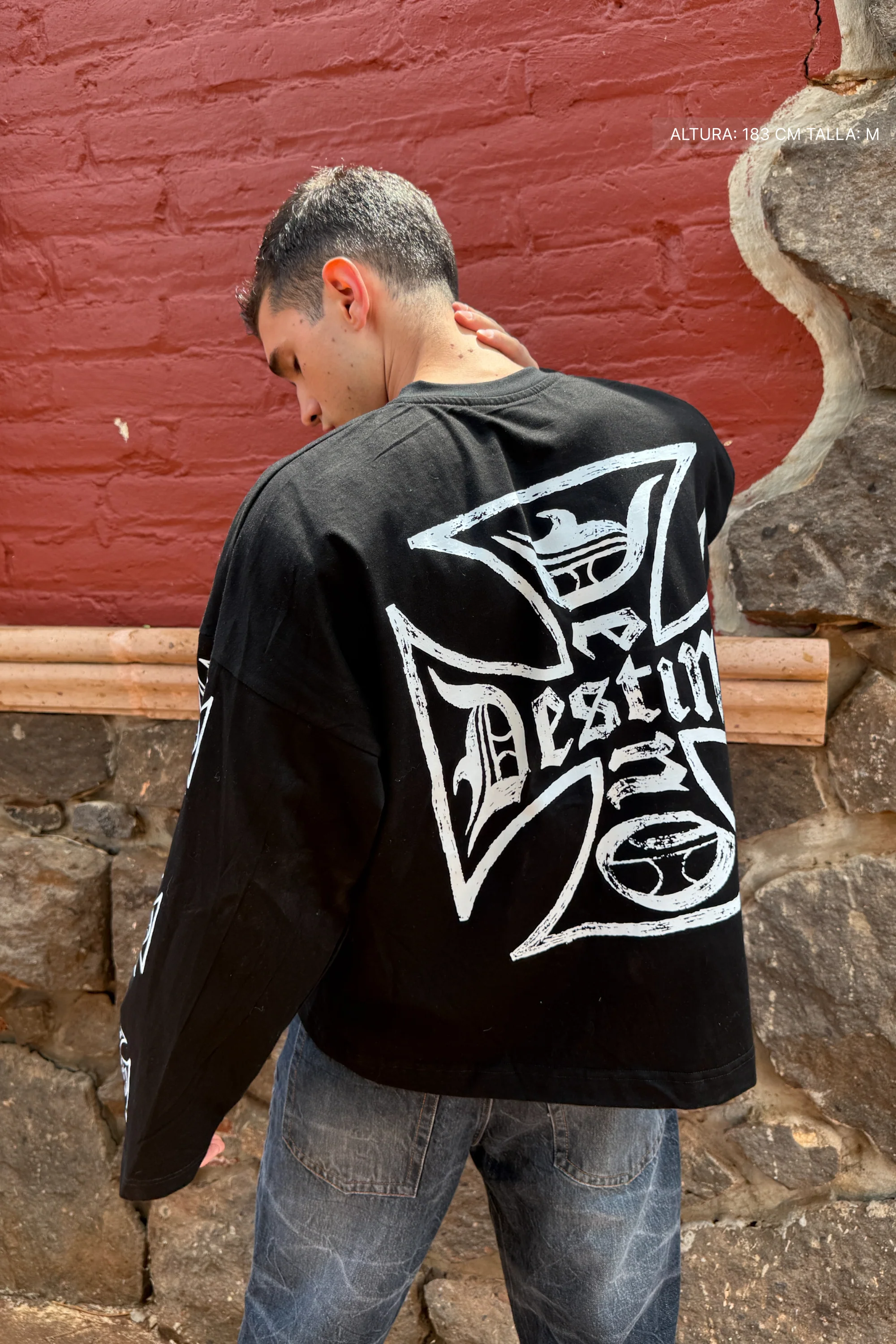 Destino Cross Longsleeve Black - Image 4