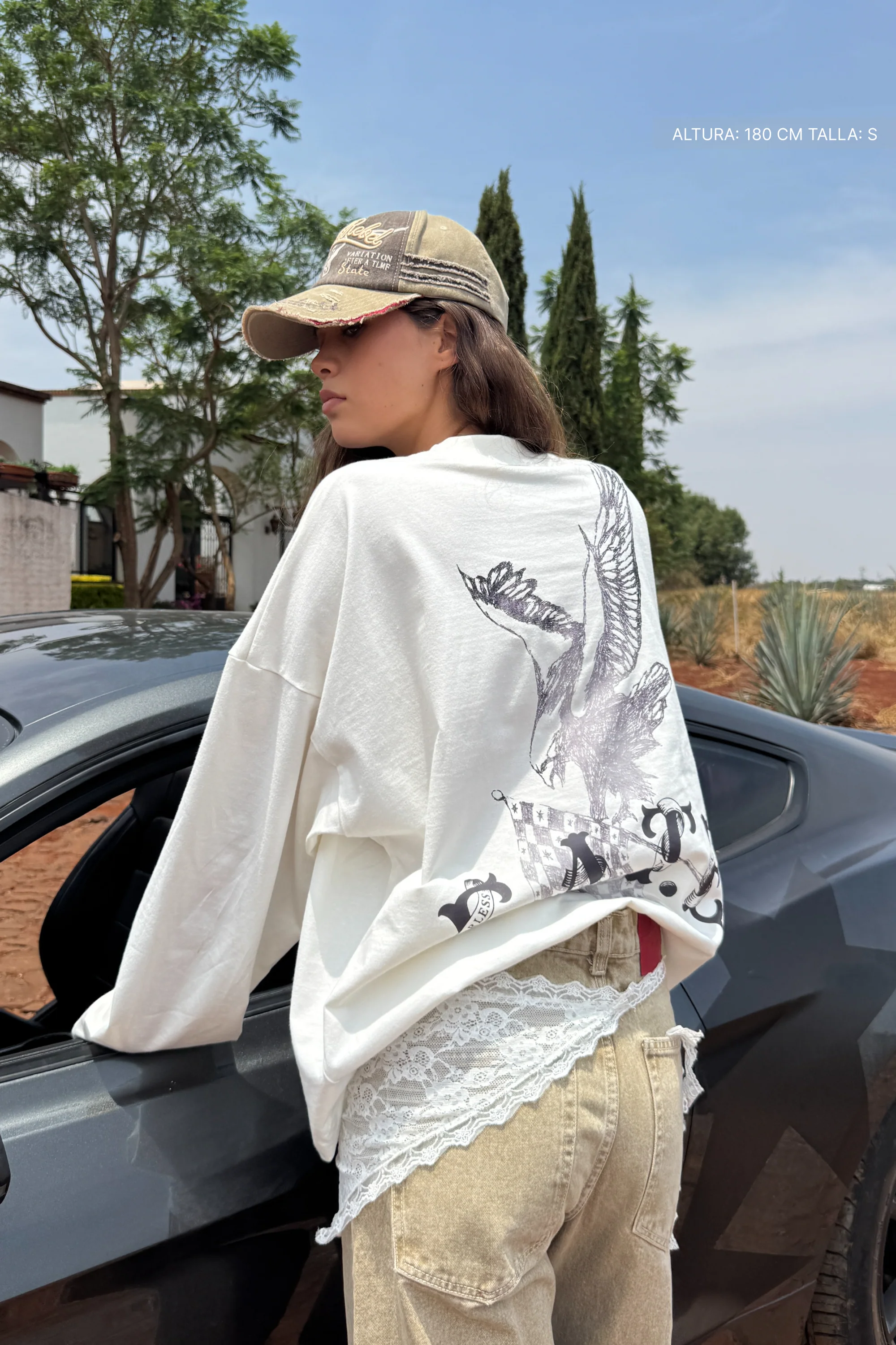 Fate Eagle Longsleeve Ivory - Image 4