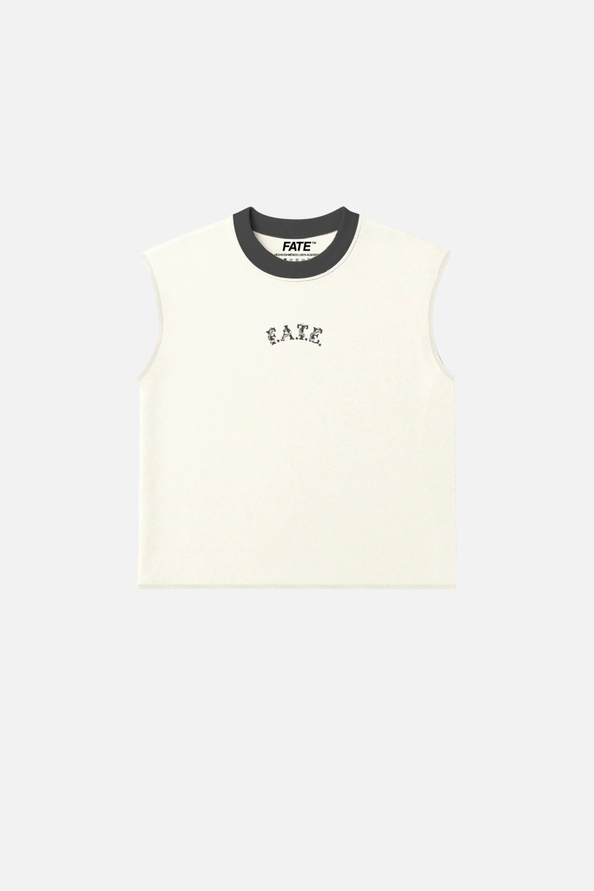 Fate Eagle Tank Top Ivory - Image 3
